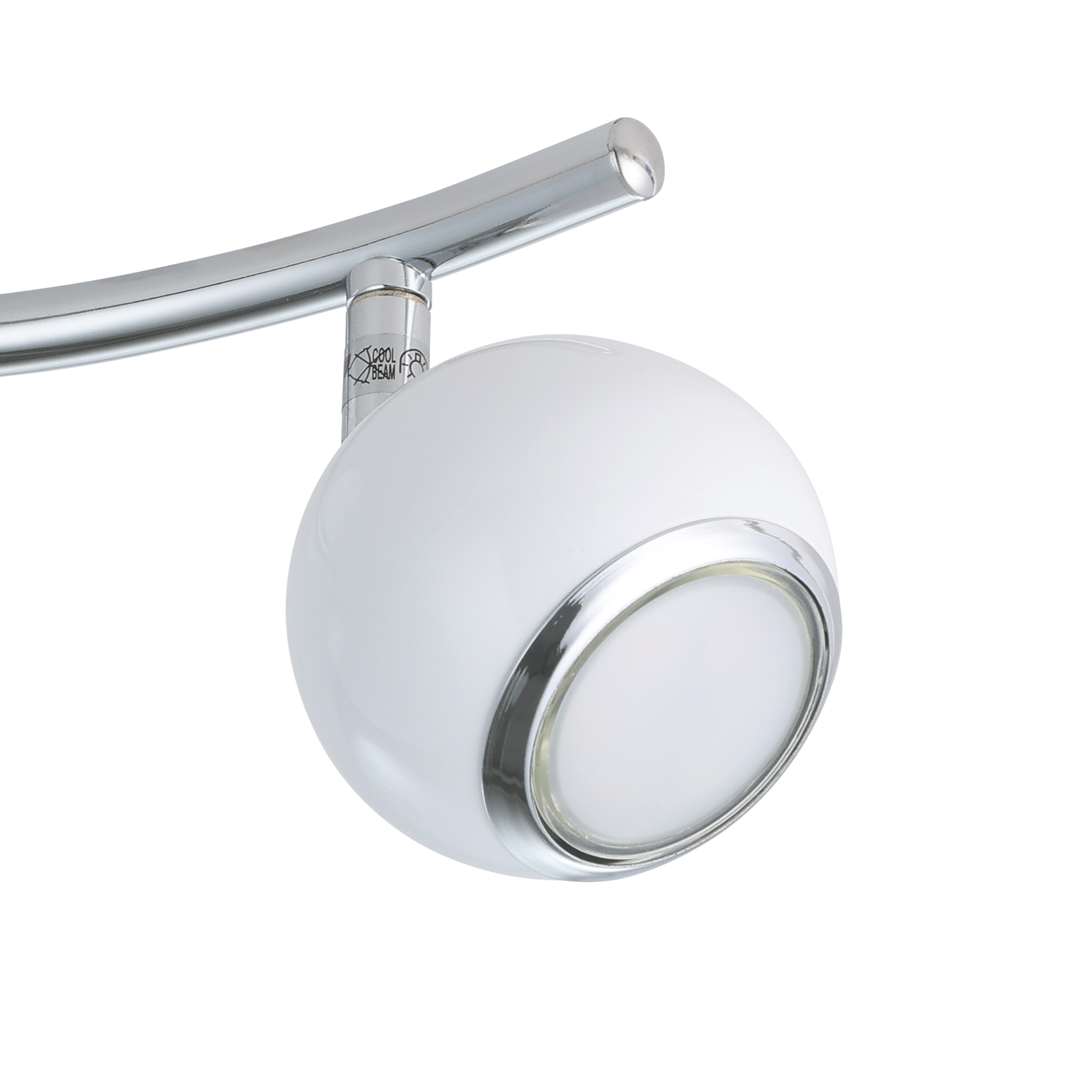 Lustra BIMEDA cu 2 Spoturi White & Silver 36CM