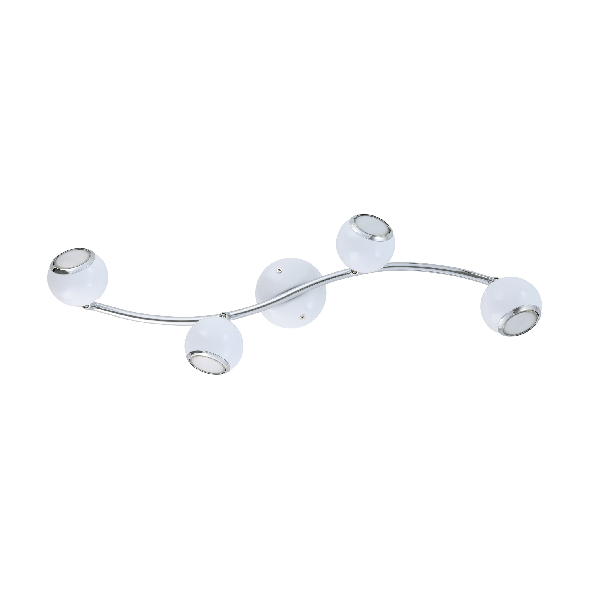 Lustra BIMEDA cu 4 Spoturi White & Silver 64CM