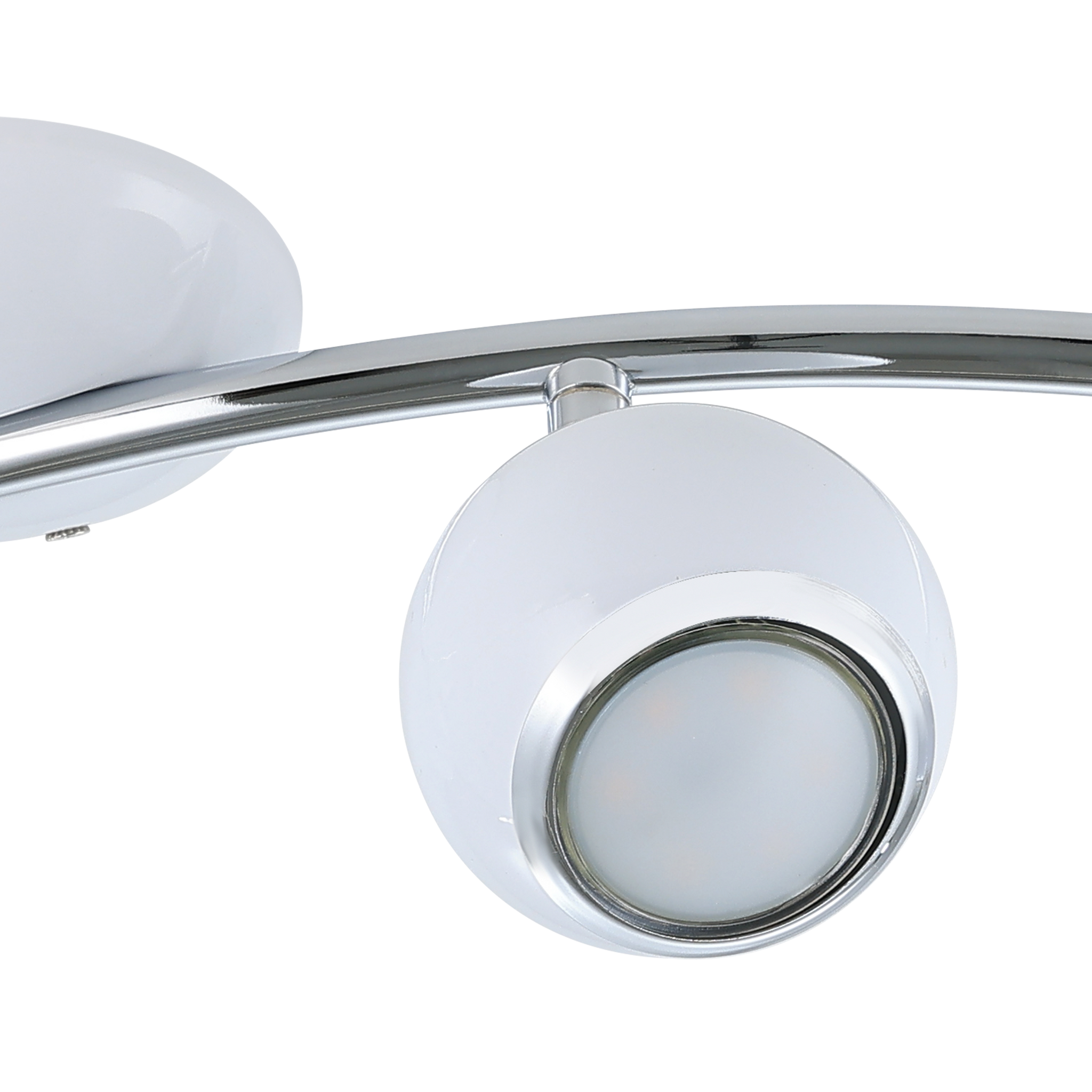 Lustra BIMEDA cu 4 Spoturi White & Silver 64CM