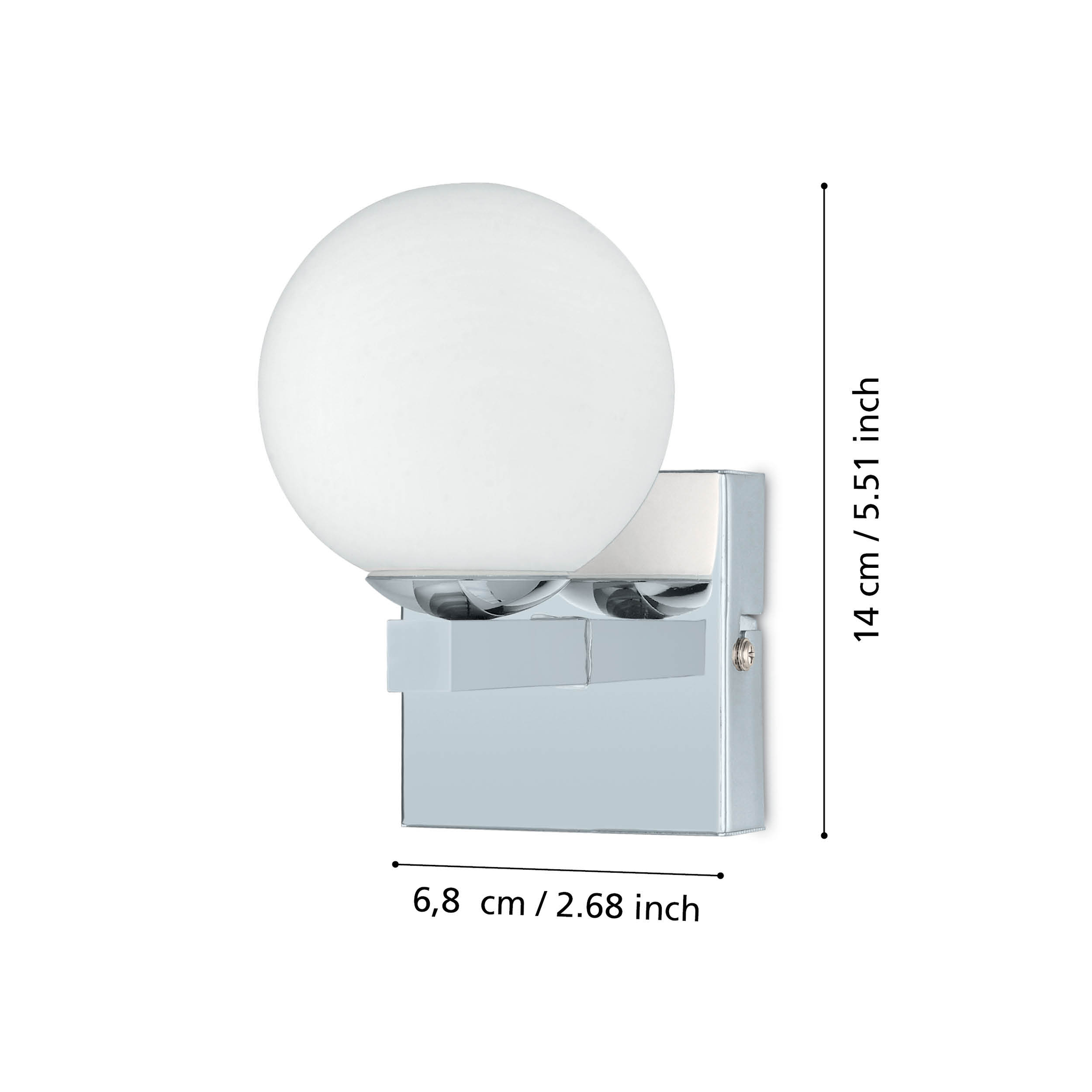 Aplica Baie IP44 1xG9 NINA EGLO Globe 31017