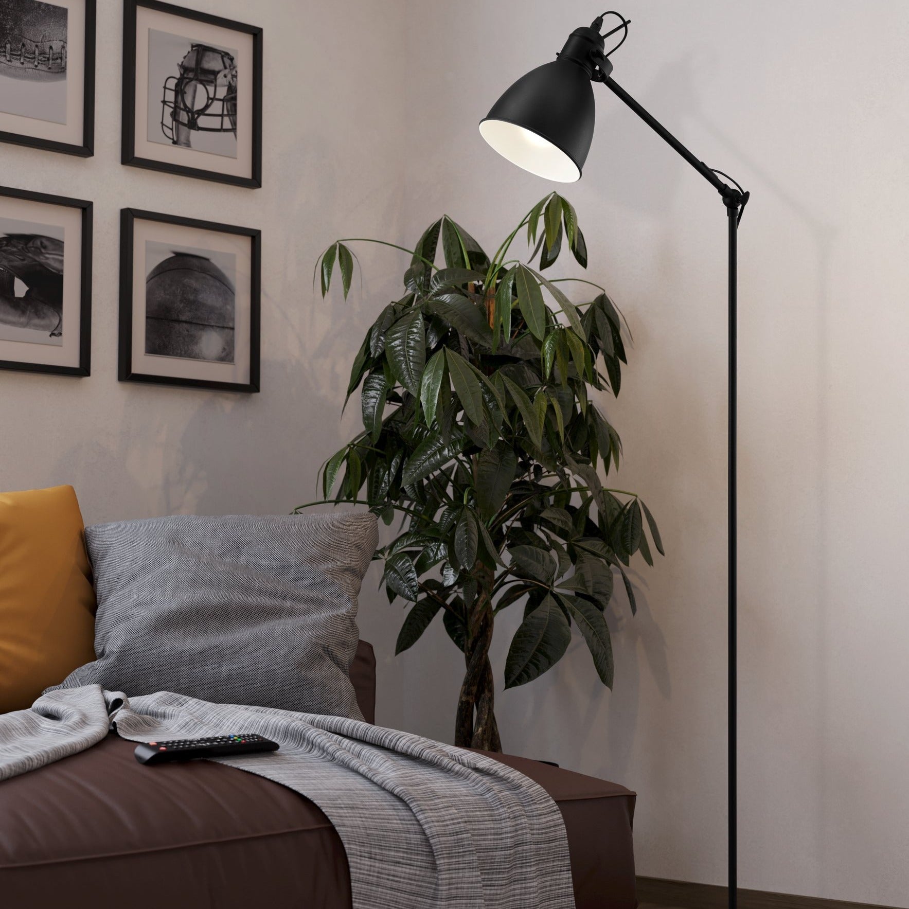 Lampadar PRIDDY Black 137CM Eglo