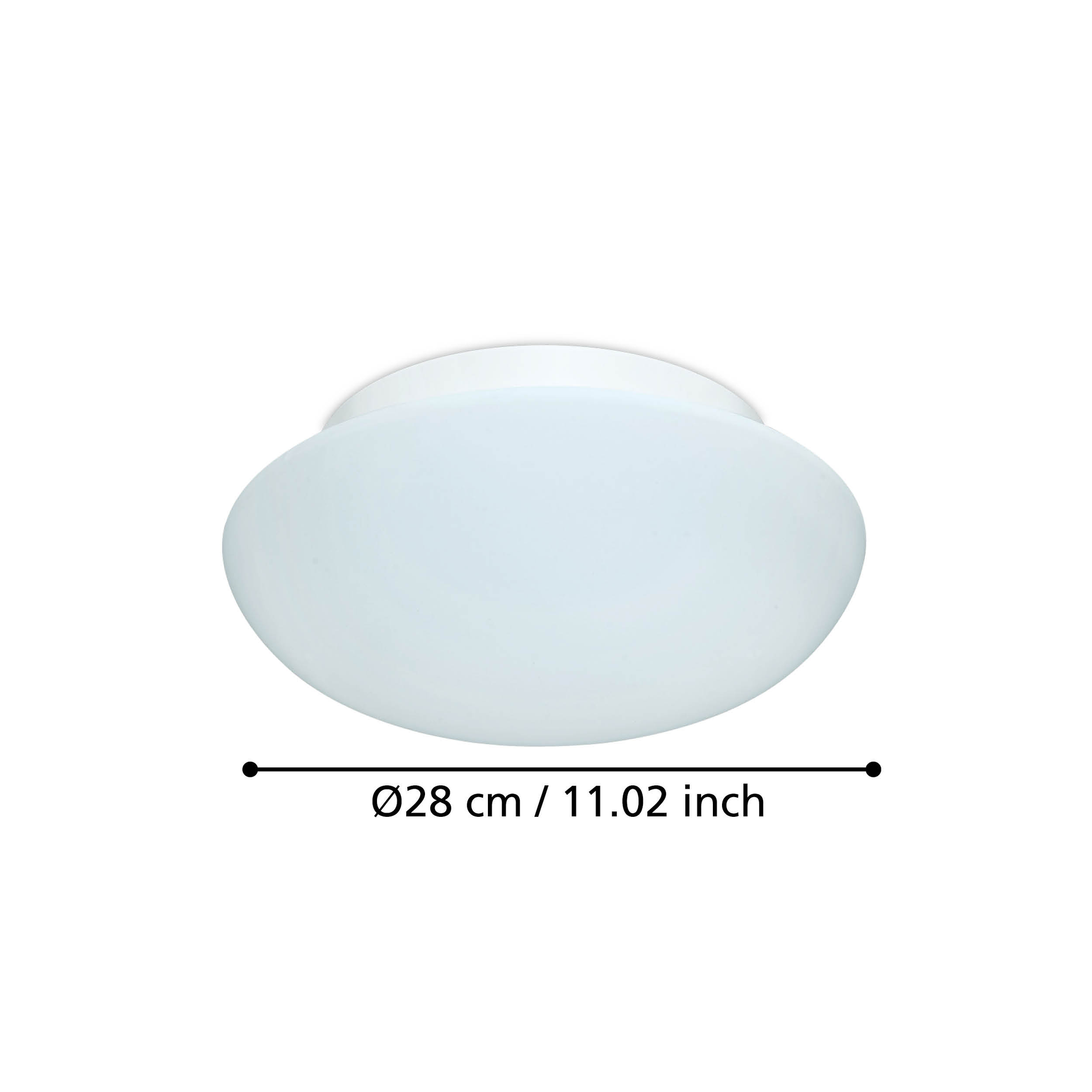 Aplica/Plafonieră ELLA White 28CM Round EGLO