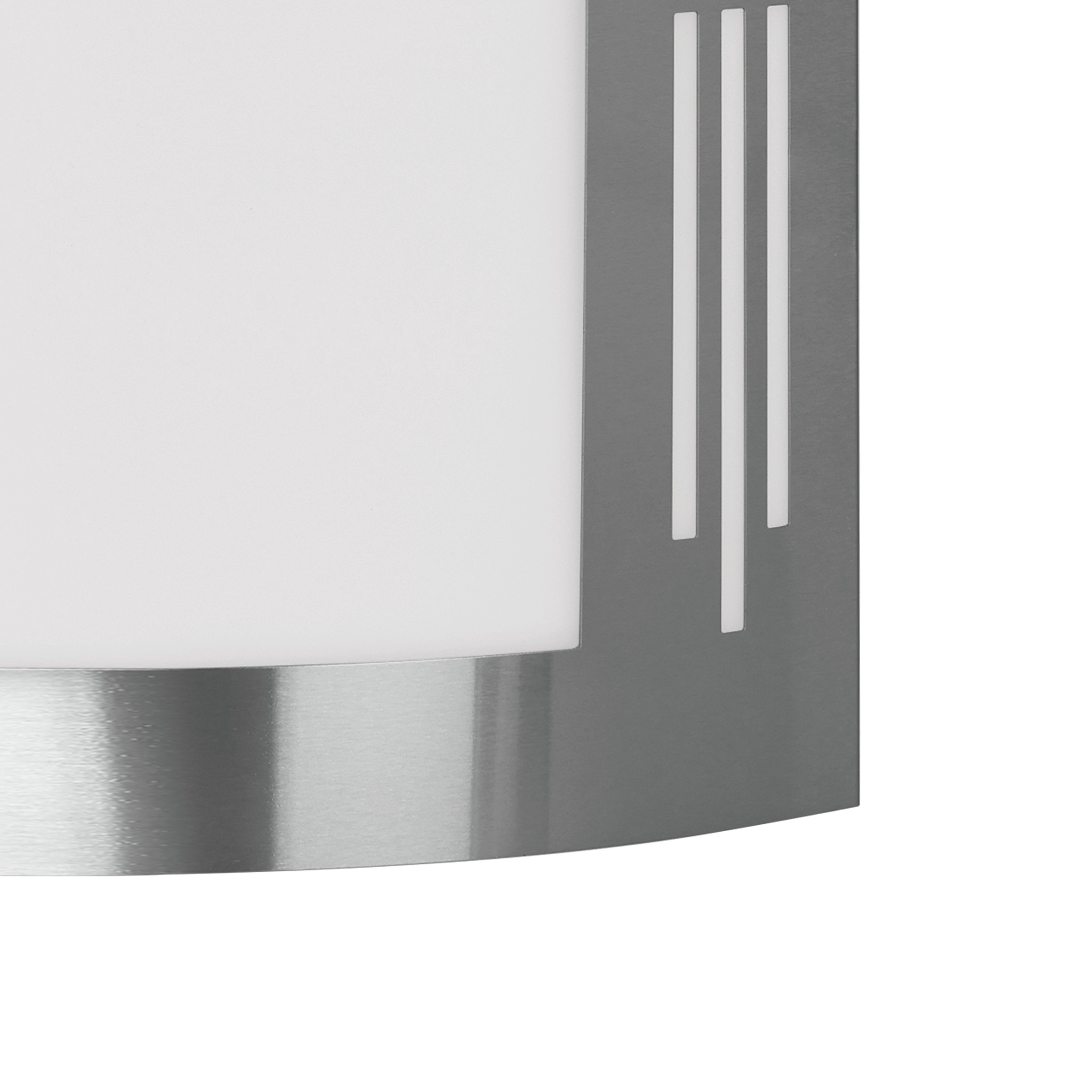 Aplica Exterior CITY Silver & White Eglo