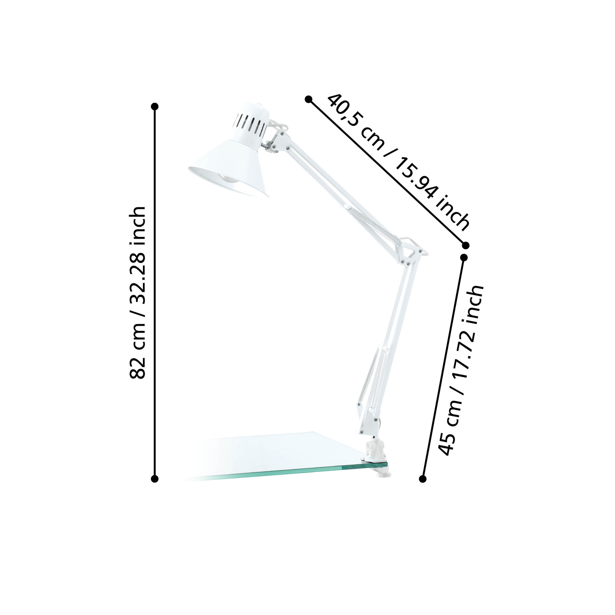 Veioza cu Clema Reglabila FIRMO 73CM Eglo