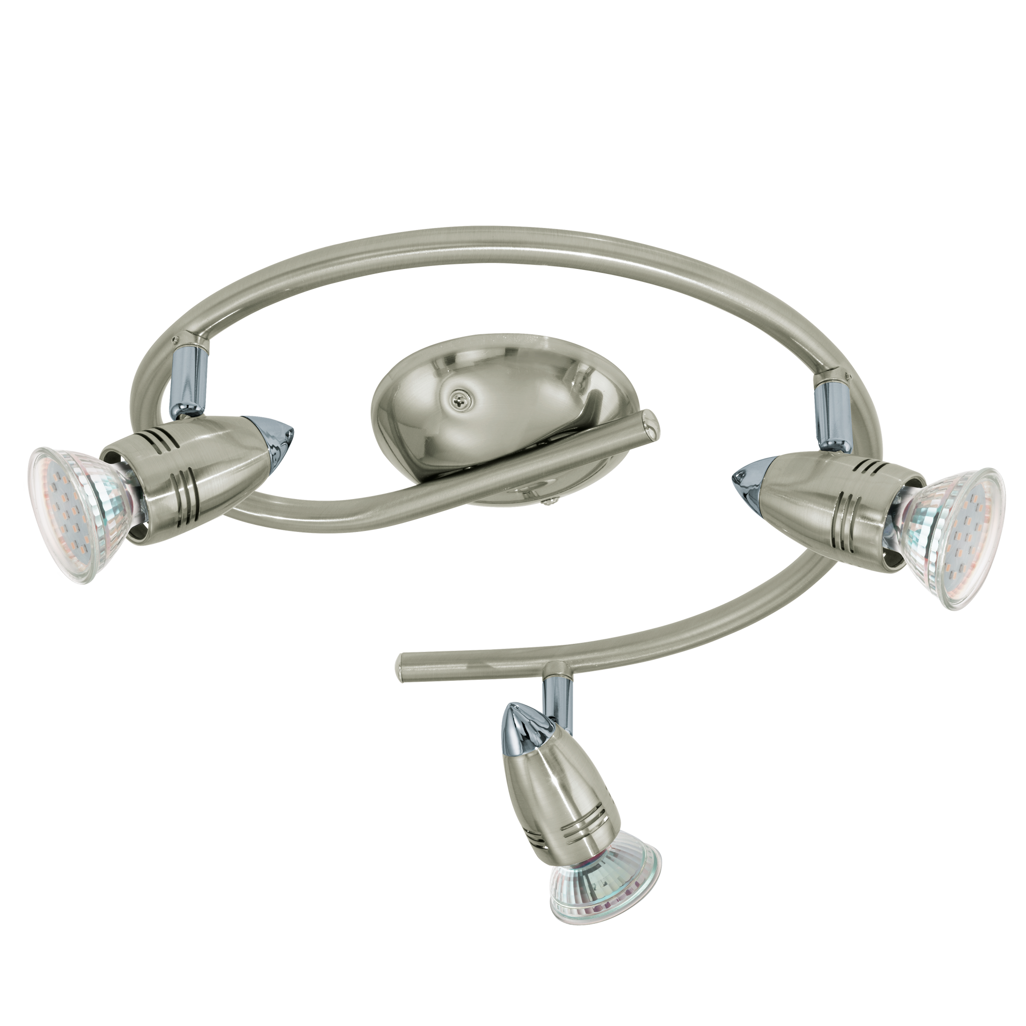 Lustra MAGNUM-LED cu 3 Spoturi Silver