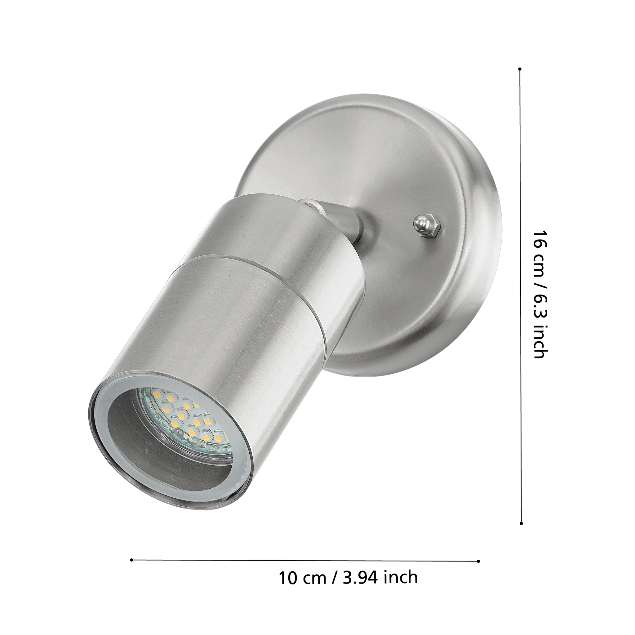 Aplica Exterior STOCKHOLM 1 Silver Eglo