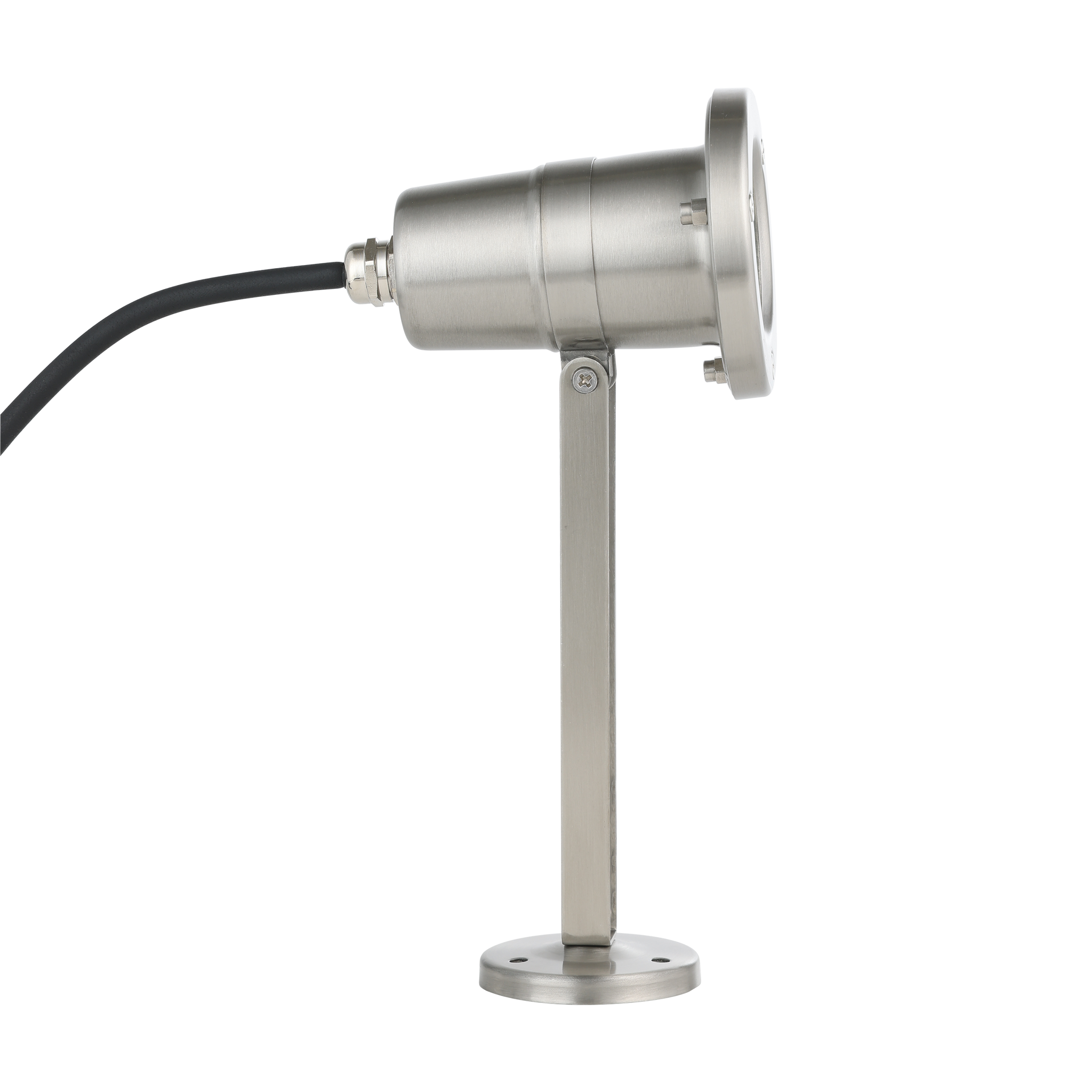 Stalp De Gradina cu Proiector Reglabil NEMA Silver IP54