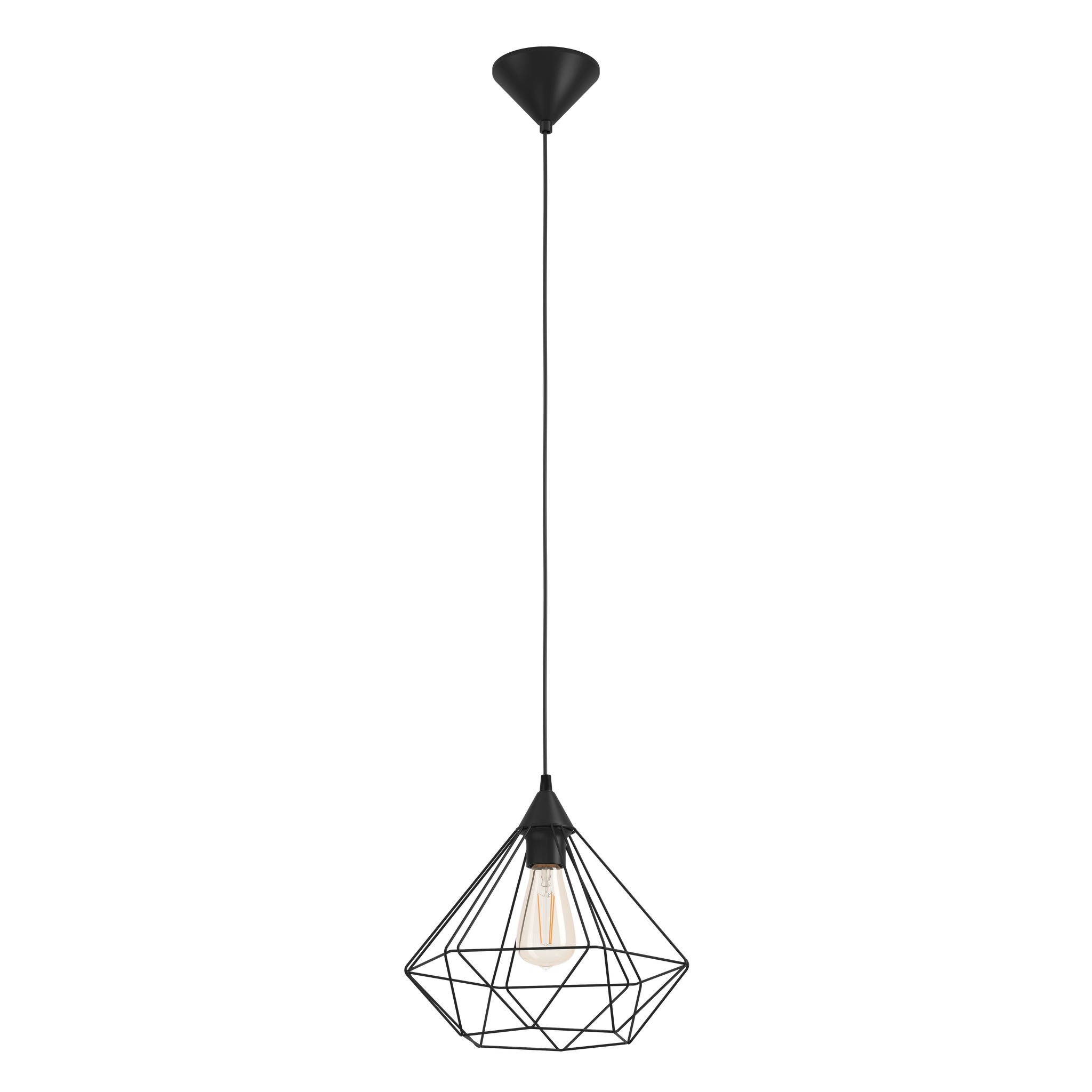Pendul TARBES Black 1xE27 Eglo Ø32.5CM