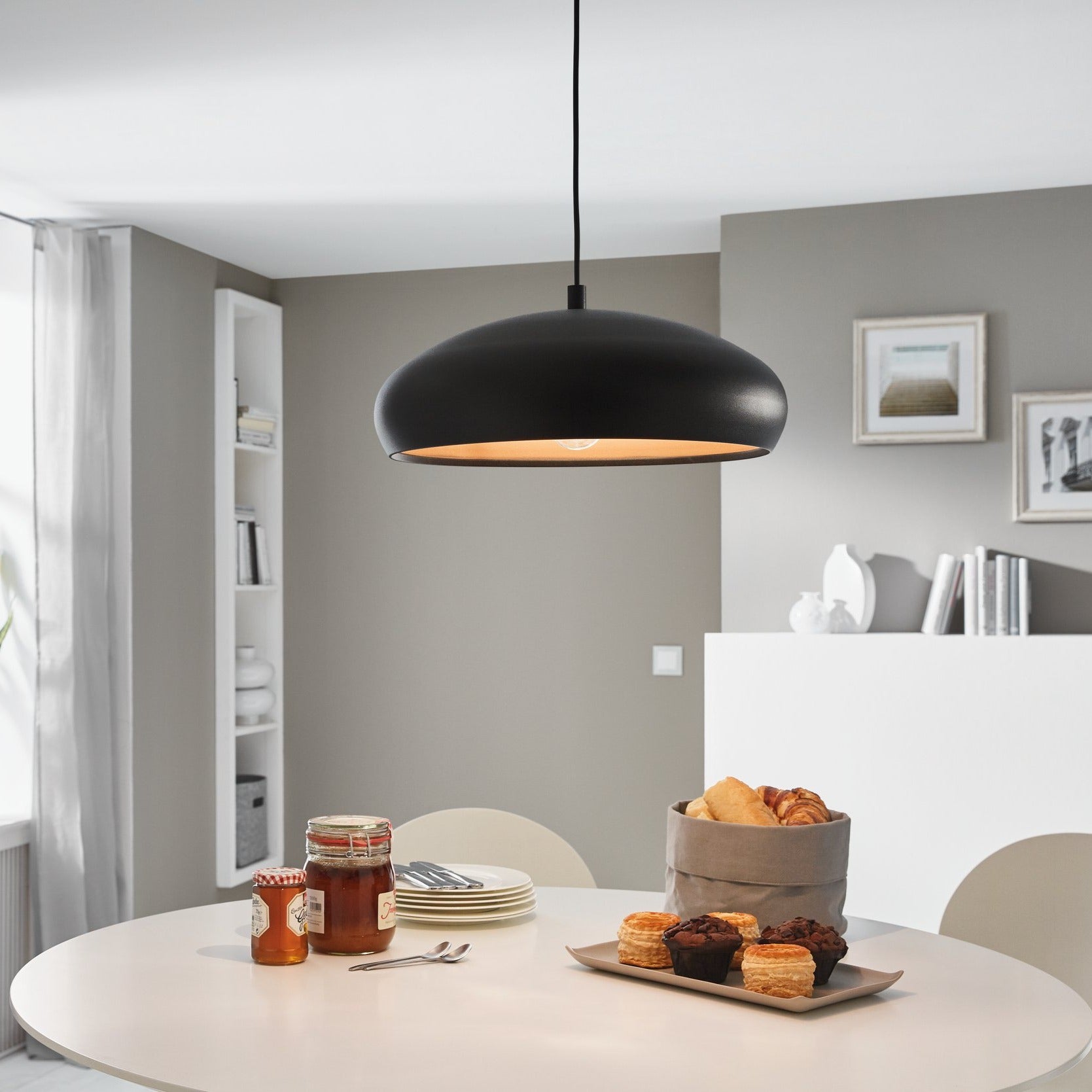 Pendul Vintage MOGANO 1 Black & Gold 110CM Eglo