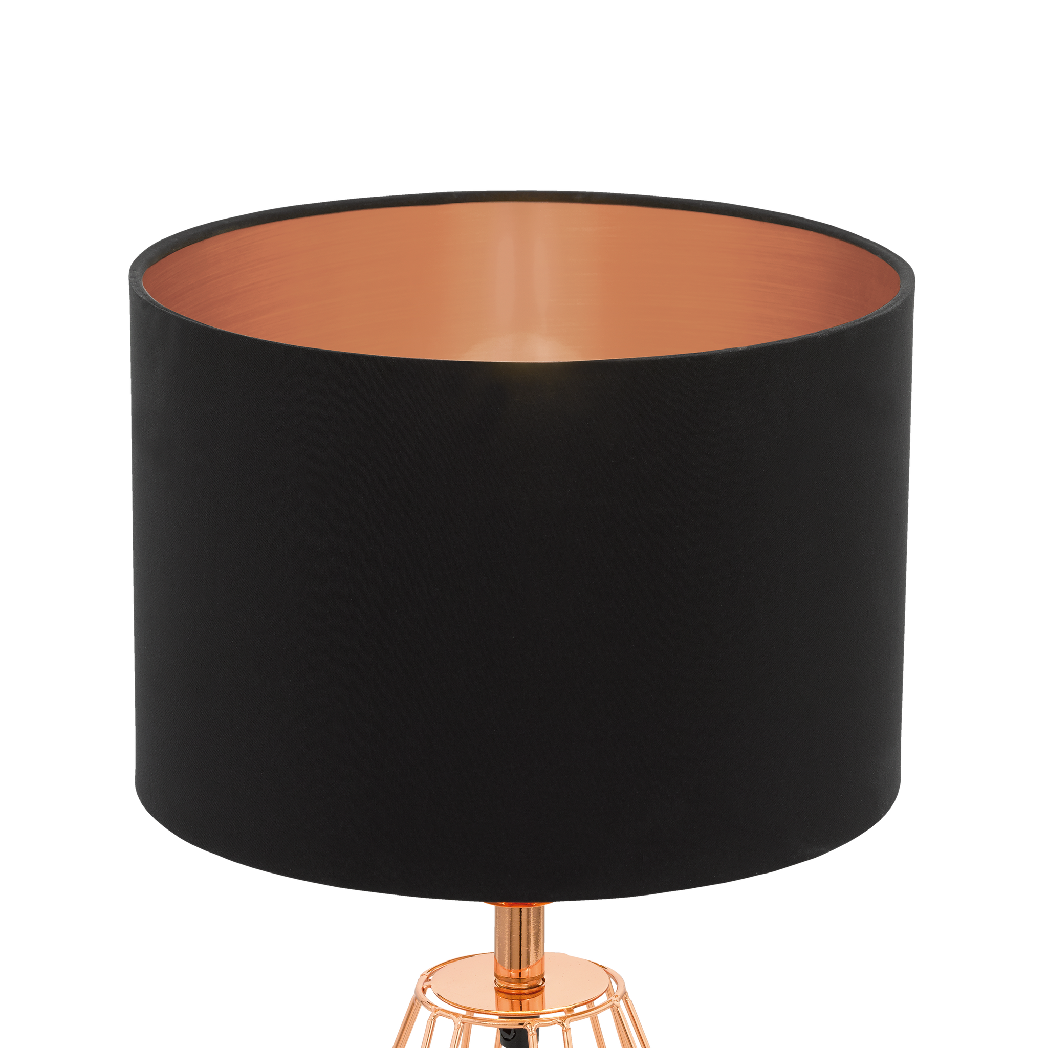 Veioza Decorativa CARLTON 2 Black & Gold 30.5CM