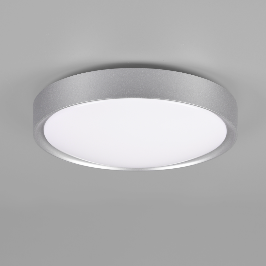 Plafoniera LED Baie IP44 Clarimo Grey 12W Echivalent 100W