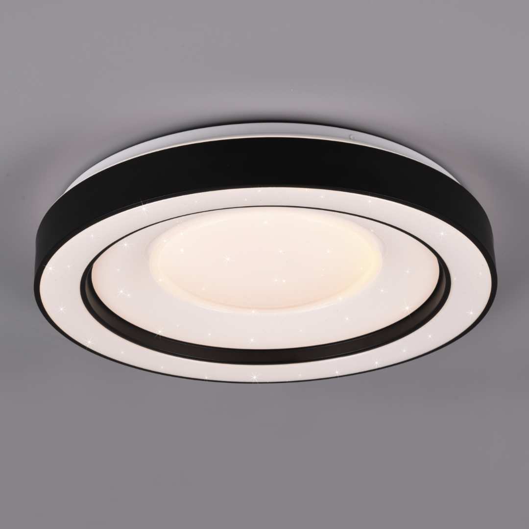 Lustra LED ARCO Black RGB-CCT Echivalent 200W Telecomanda