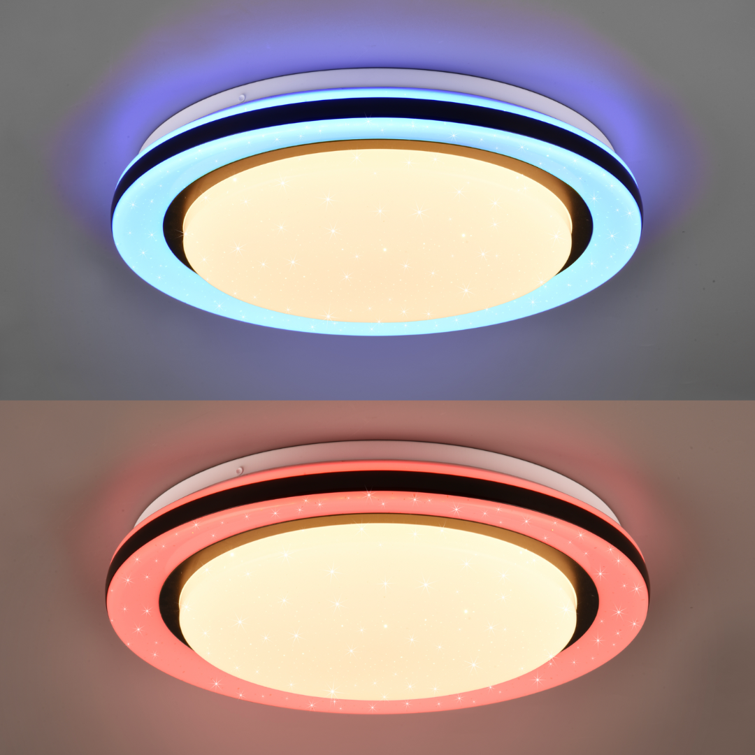 Lustra LED CARTIDA RGB-CCT Echivalent 200W Telecomanda