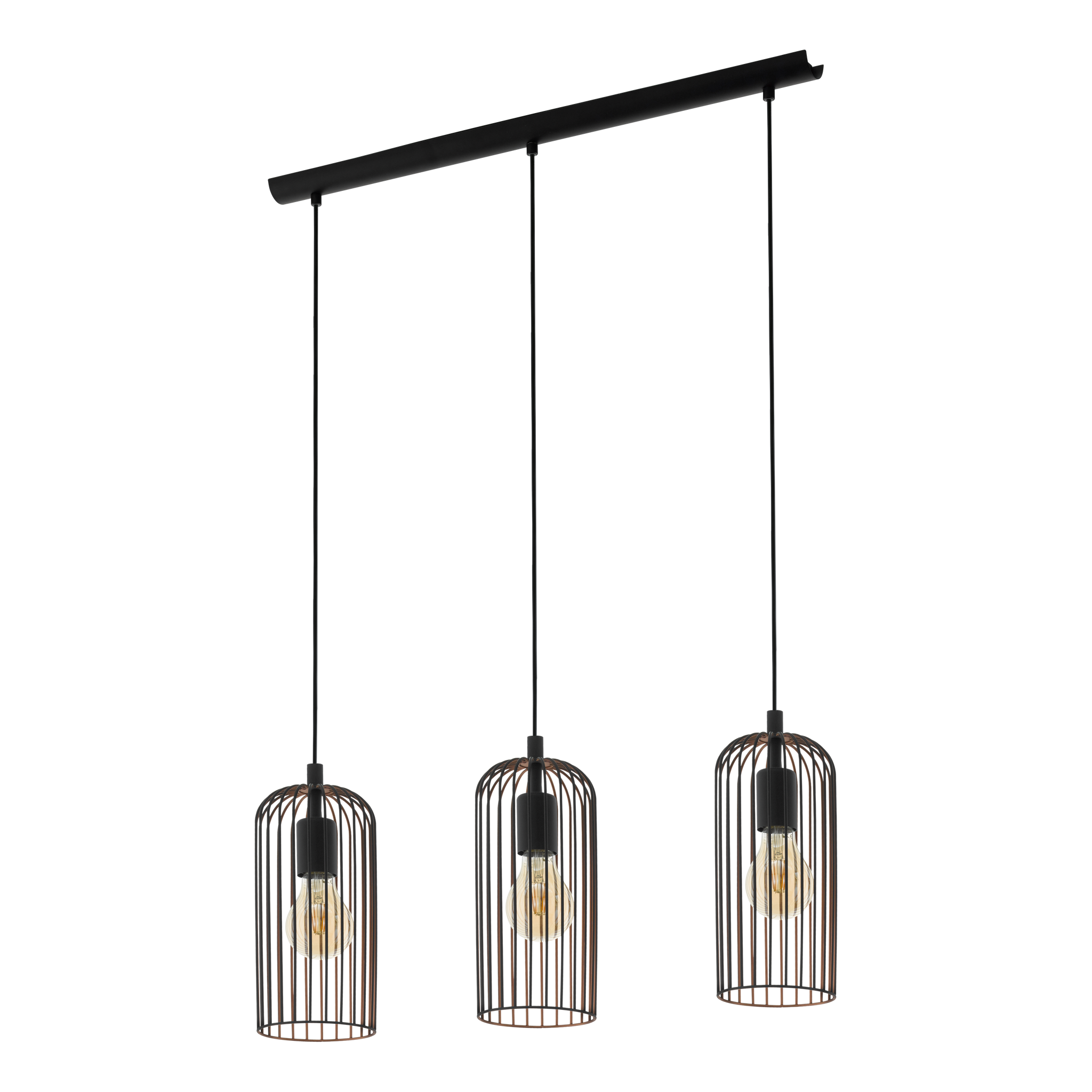 Lustra Suspendata ROCCAMENA Black 110CM