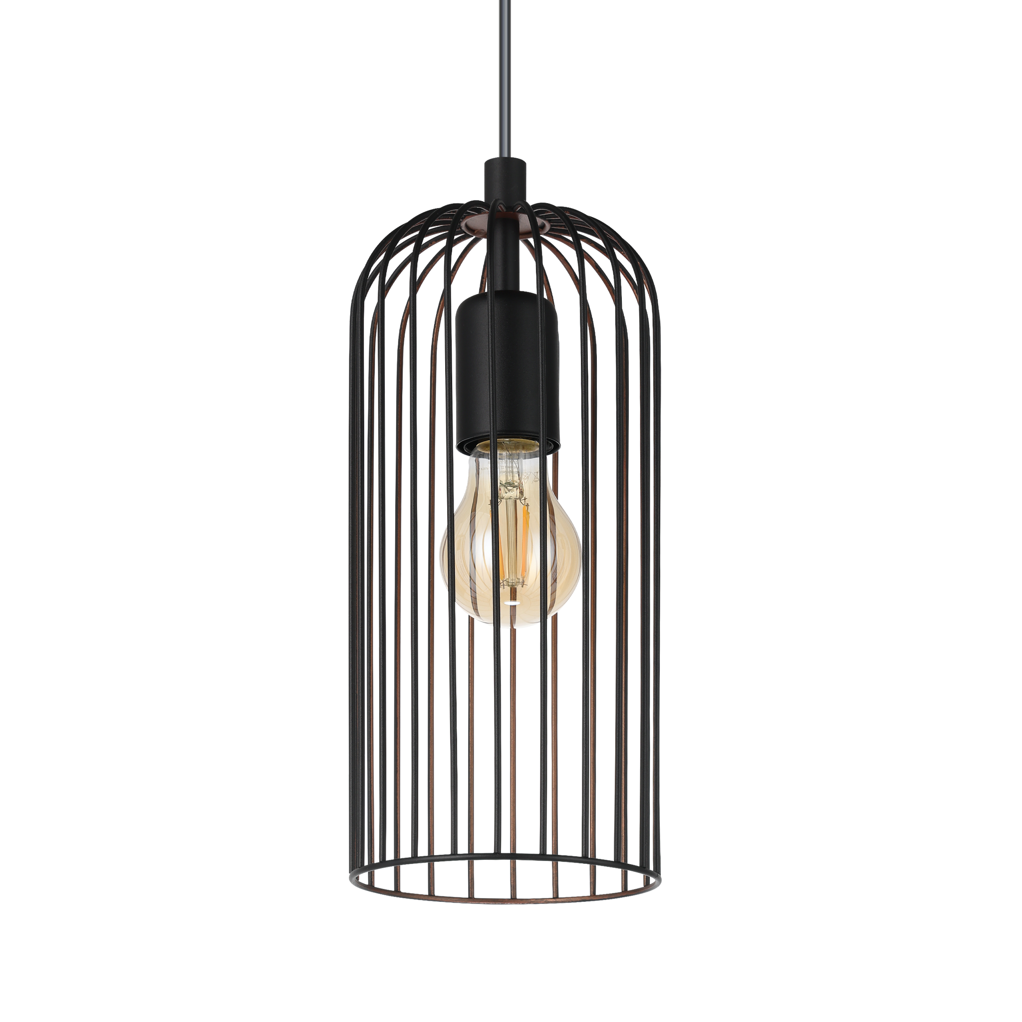 Lustra Suspendata ROCCAMENA Black 110CM