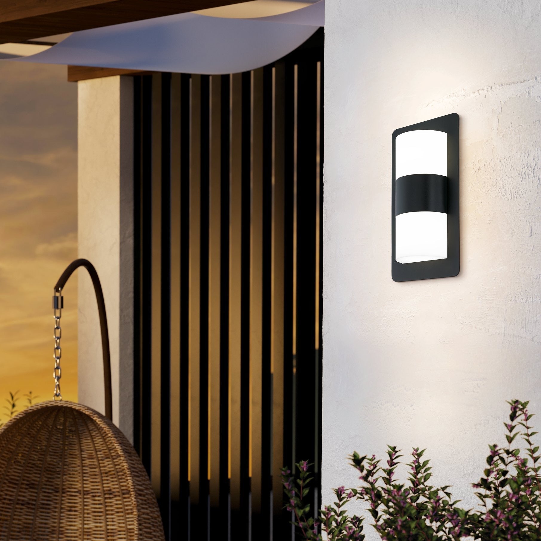 Aplica Exterior CISTIERNA Black & White Eglo