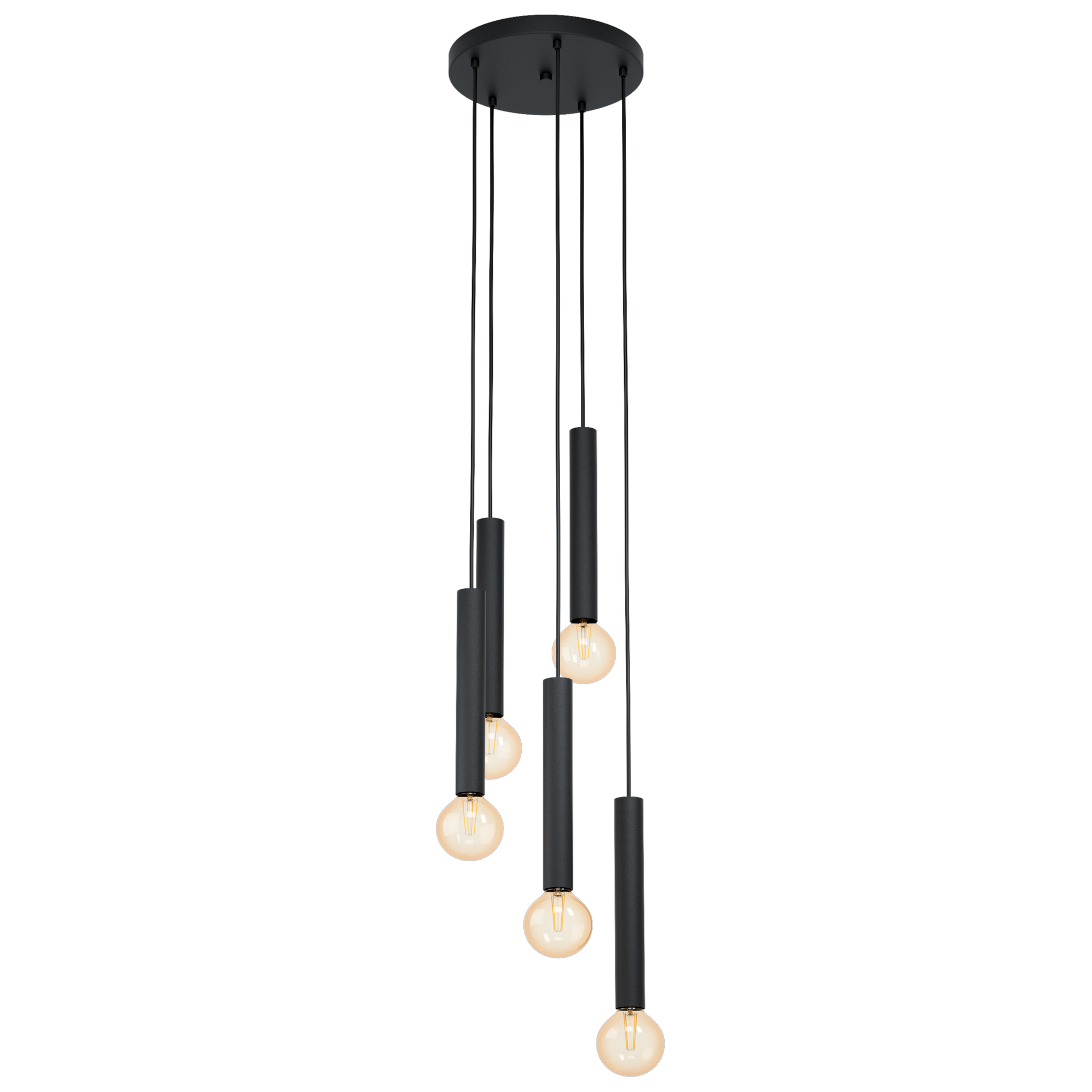 Lustra Suspendata CORTENOVA Black 5xE27 Eglo