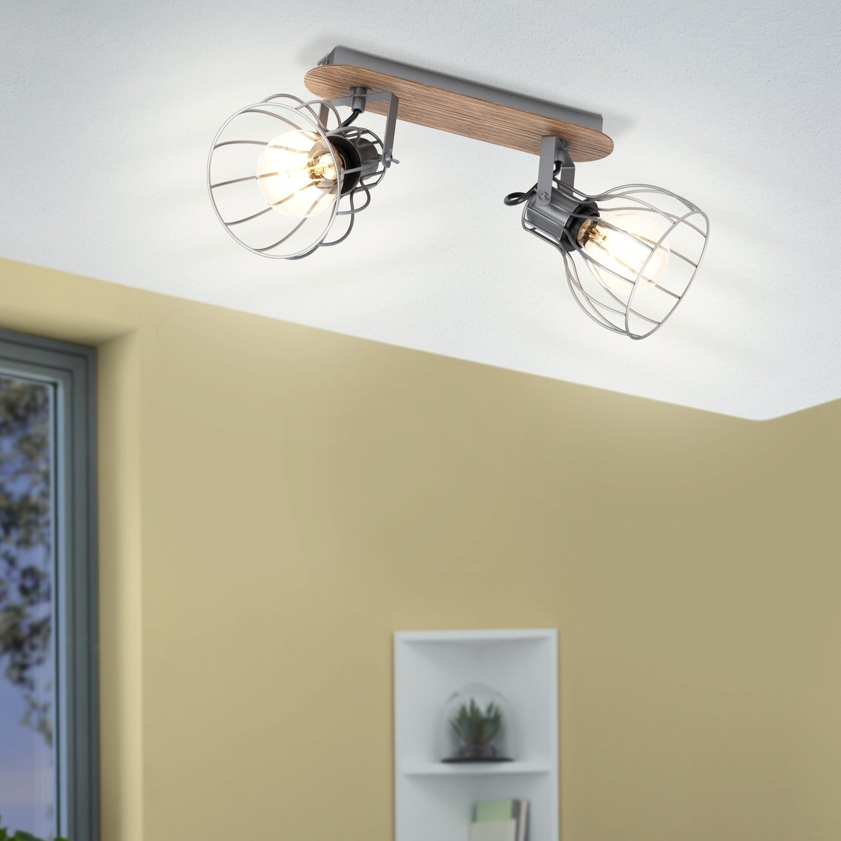 Lustra Vintage SAMBATELLO cu 2 Spoturi 34CM