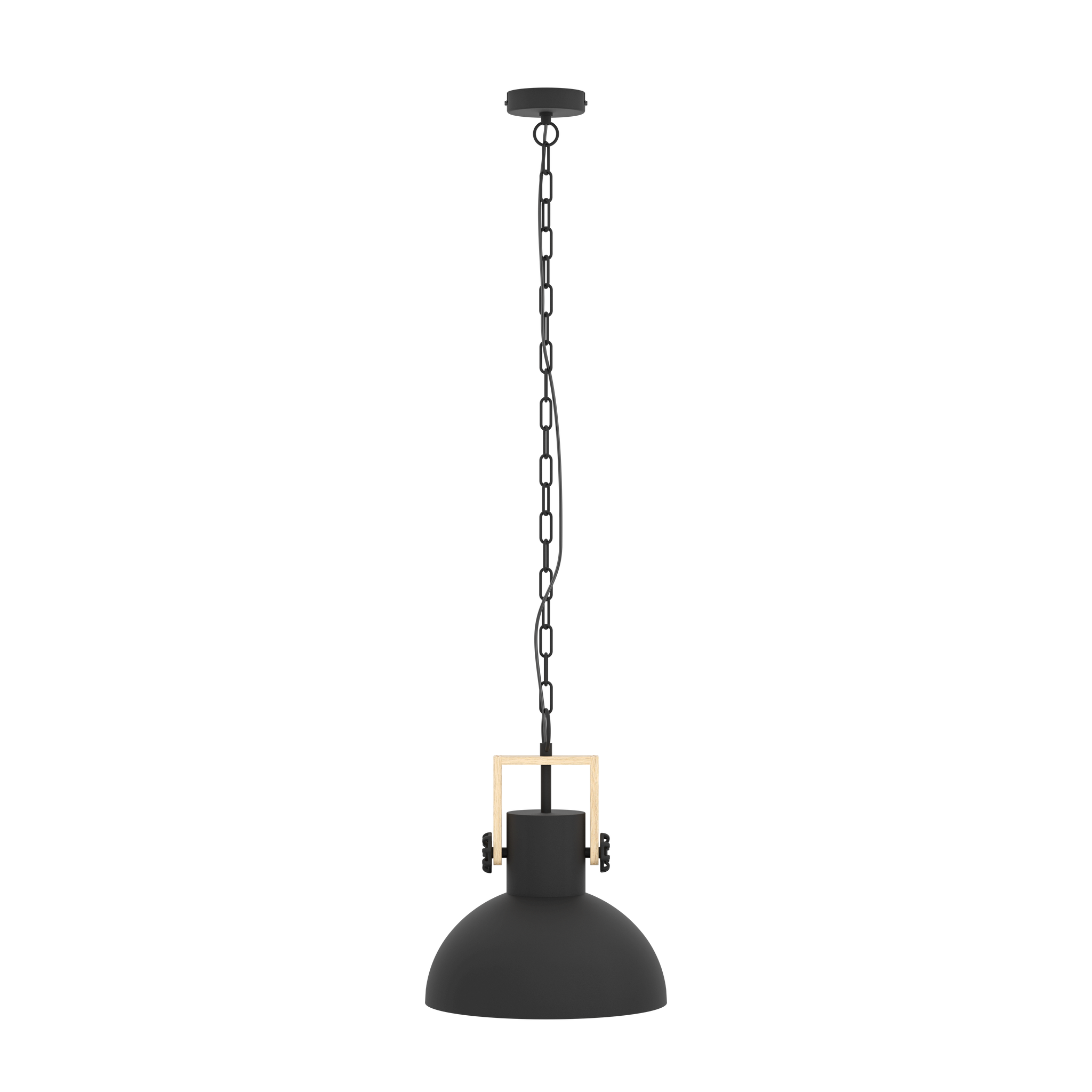 Pendul LUBENHAM Black & Wood 1xE27 Eglo
