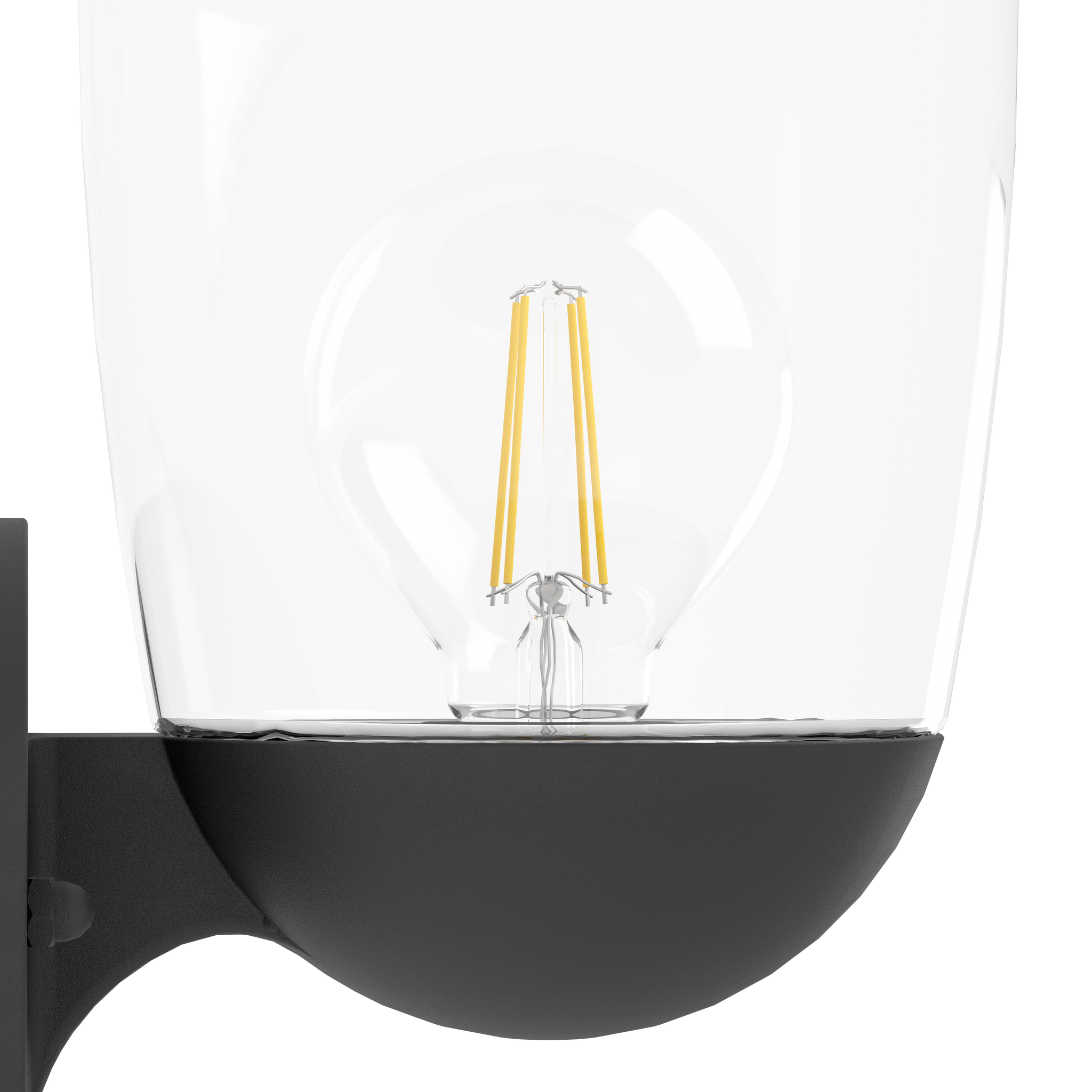 Aplica DONATORI Black Abajur Transparent EGLO 26CM