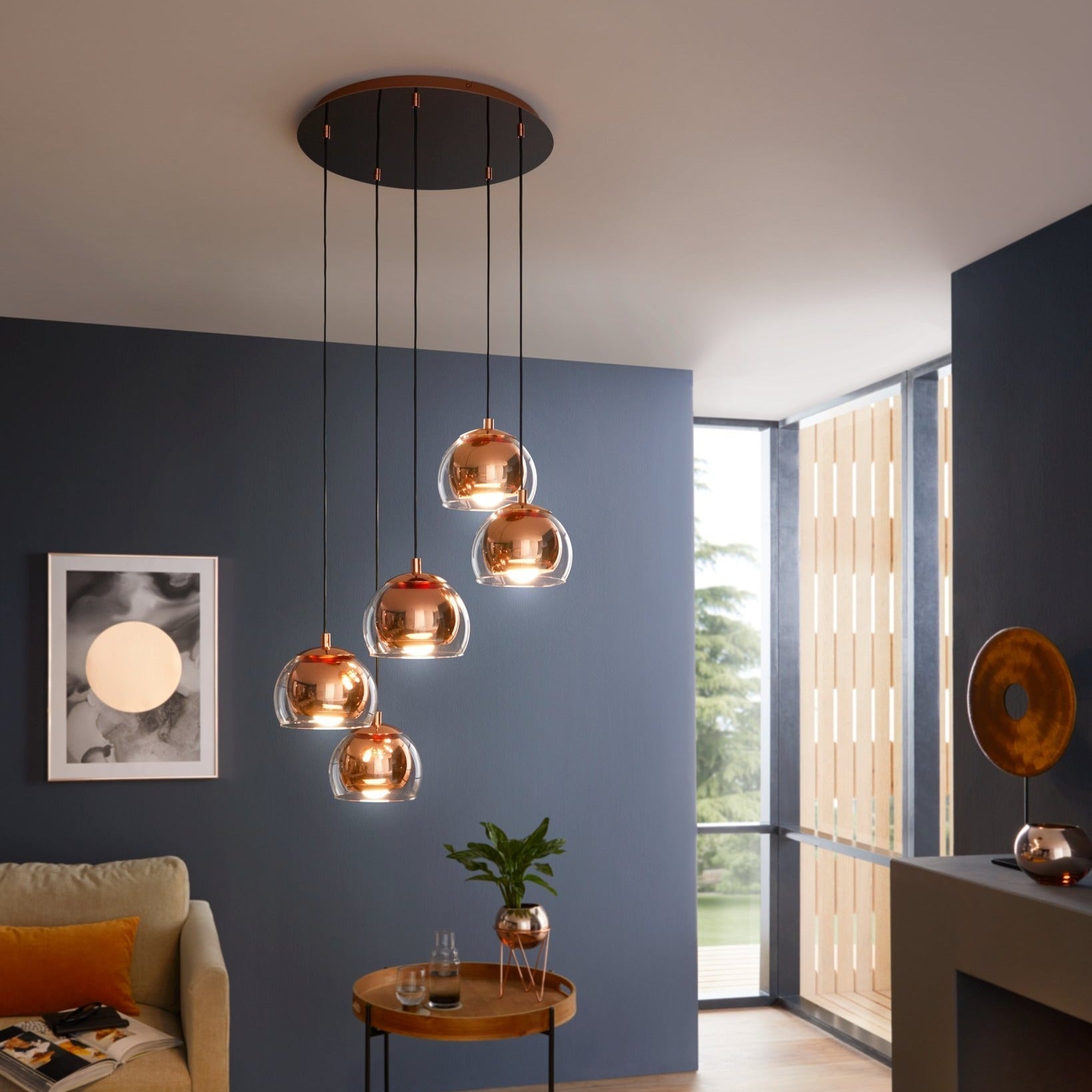 Lustra Suspendata ROCAMAR 1 Gold 150CM