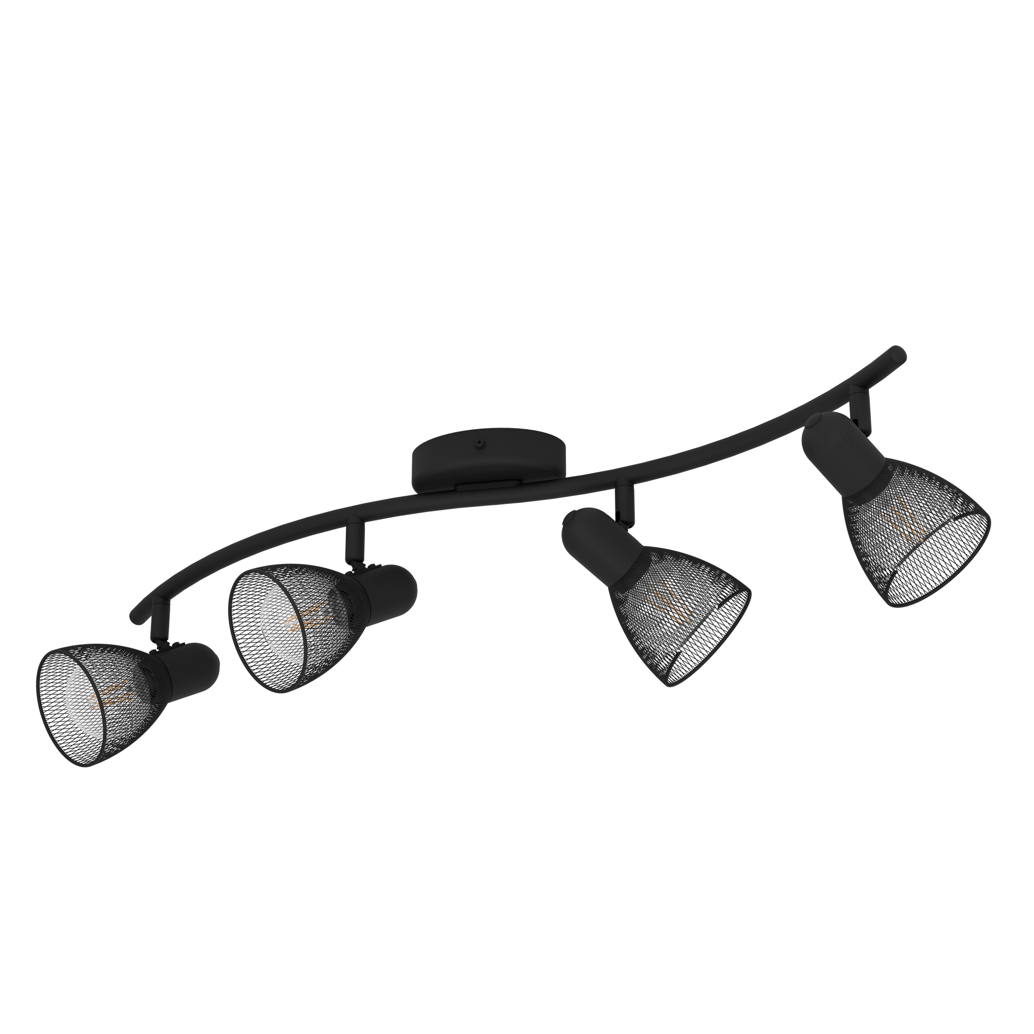 Lustra Cu 4 Spoturi Reglabile Black CAROVIGNO 64CM