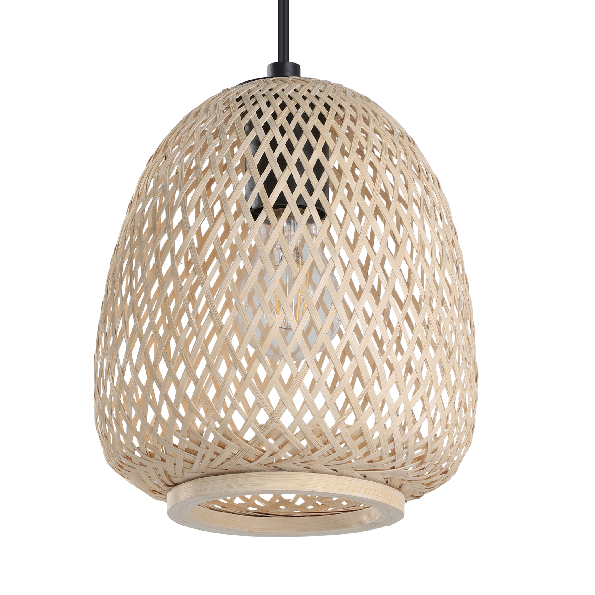 Lustra Suspendata DEMBLEBY Wood 110CM