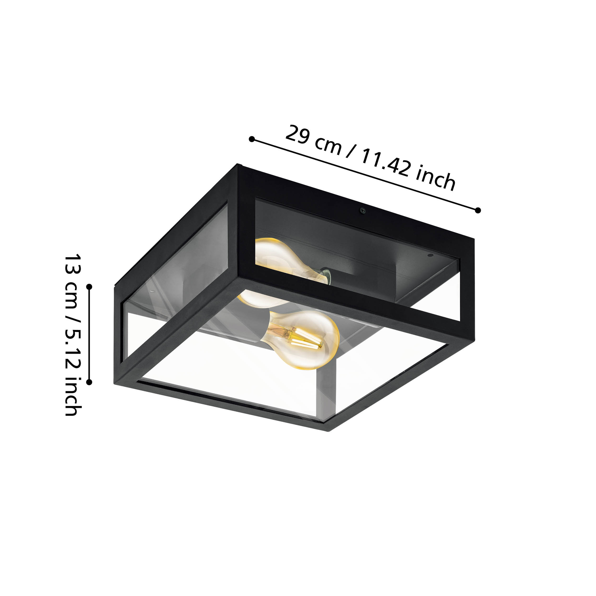 Lustra AMEZOLA Black 29CM Eglo