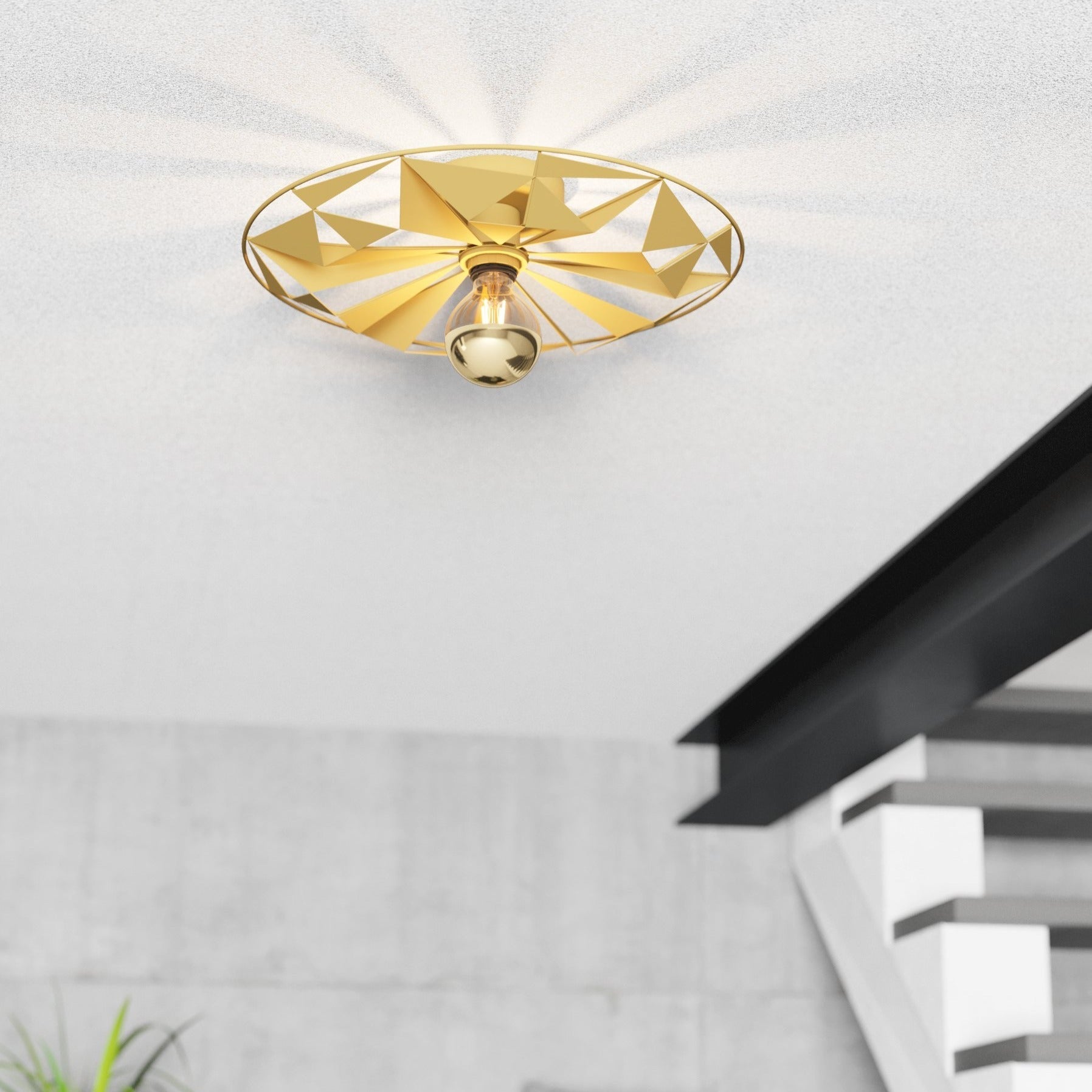 Lustra Vintage CASTANUELO Gold 42.5CM