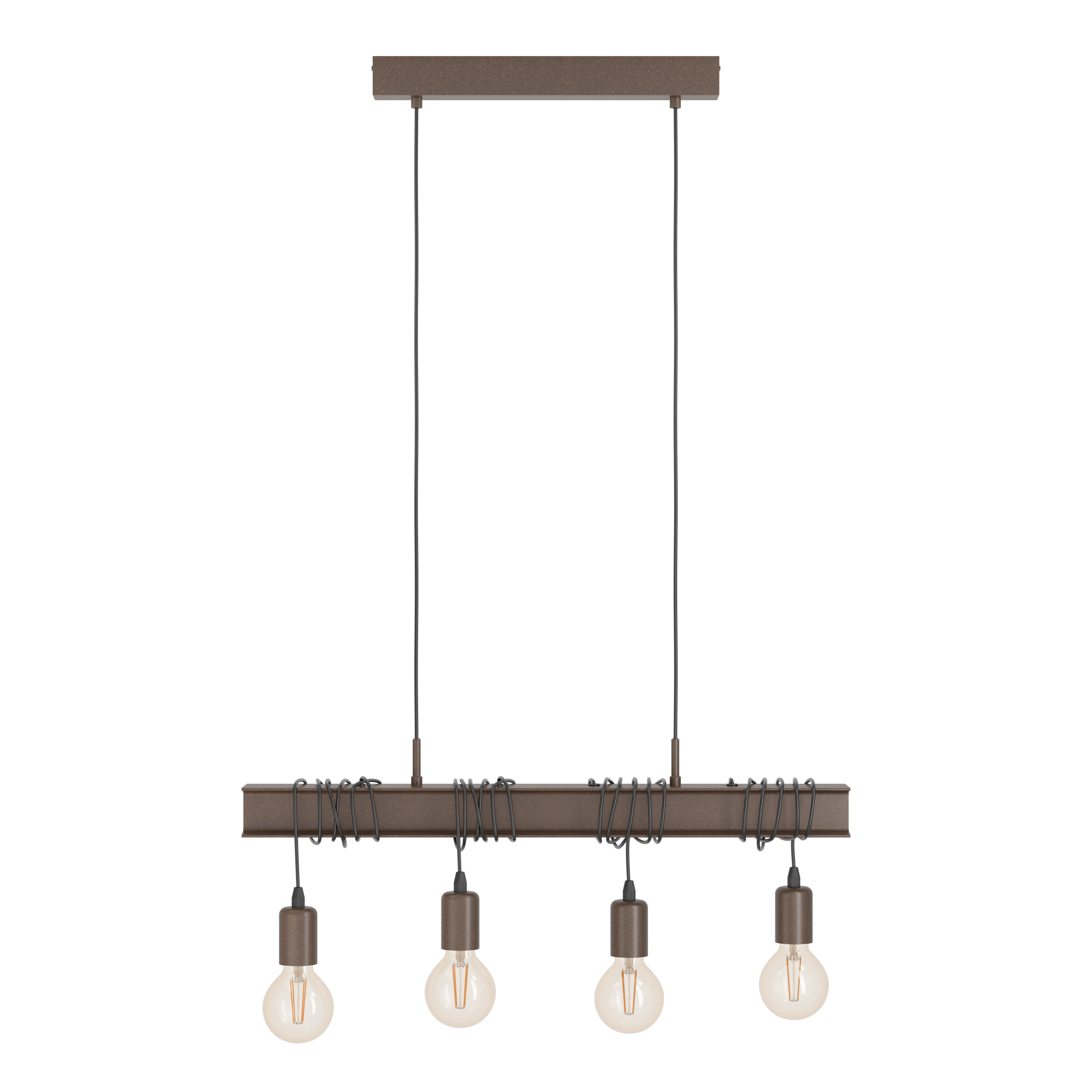 Lustra Vintage Brown TOWNSHEND 4 EGLO