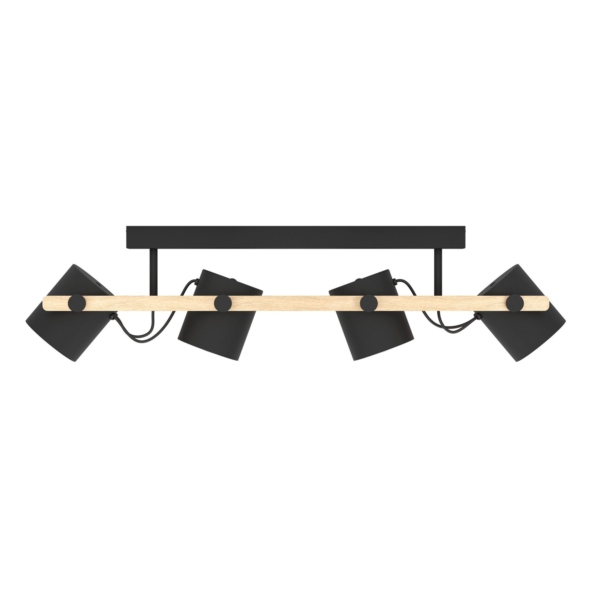 Lustra HORNWOOD Black & Brown 100CM