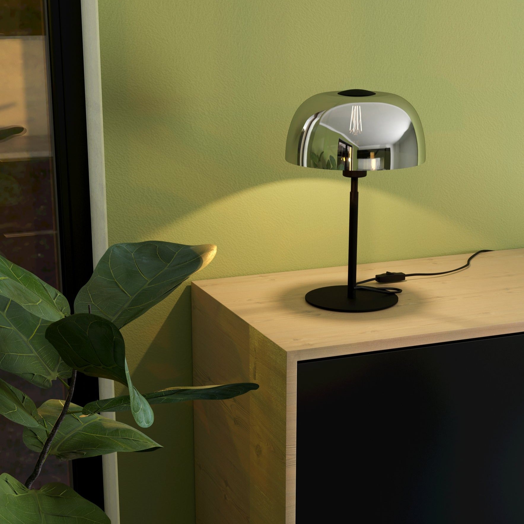 Veioza Decorativa SOLO 2 Black 41.5CM