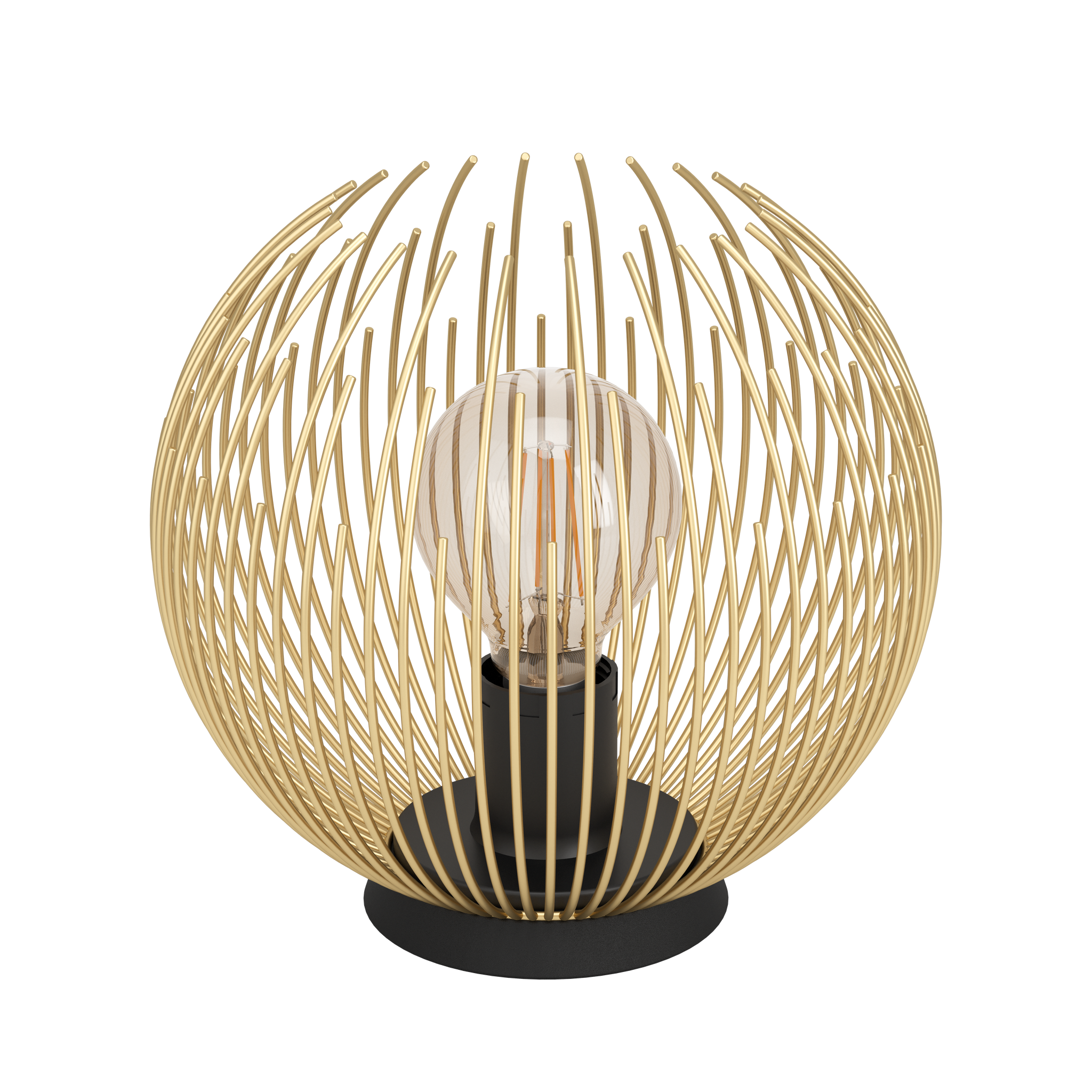 Veioza Decorativa VENEZUELA Black & Gold 23CM