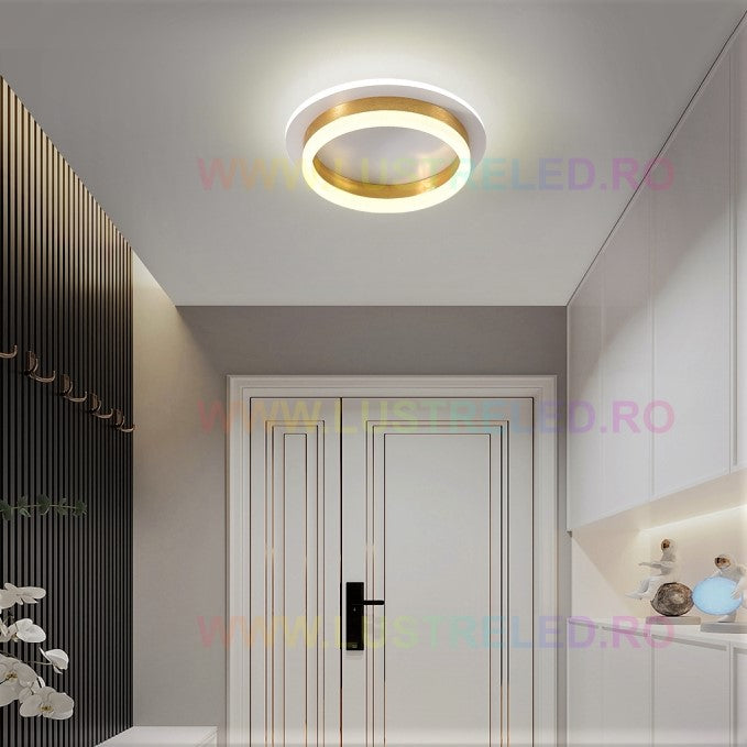 Lustra LED 50W RING GOLD Echivalent 200W