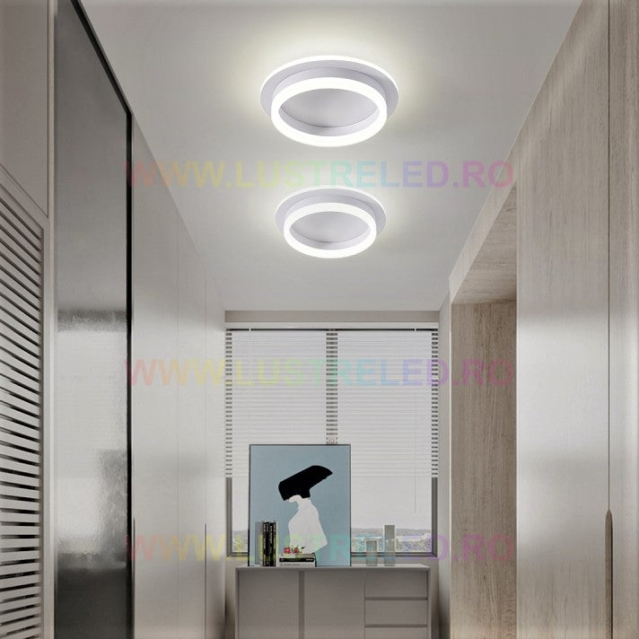 Lustra LED 50W RING Alb Echivalent 200W