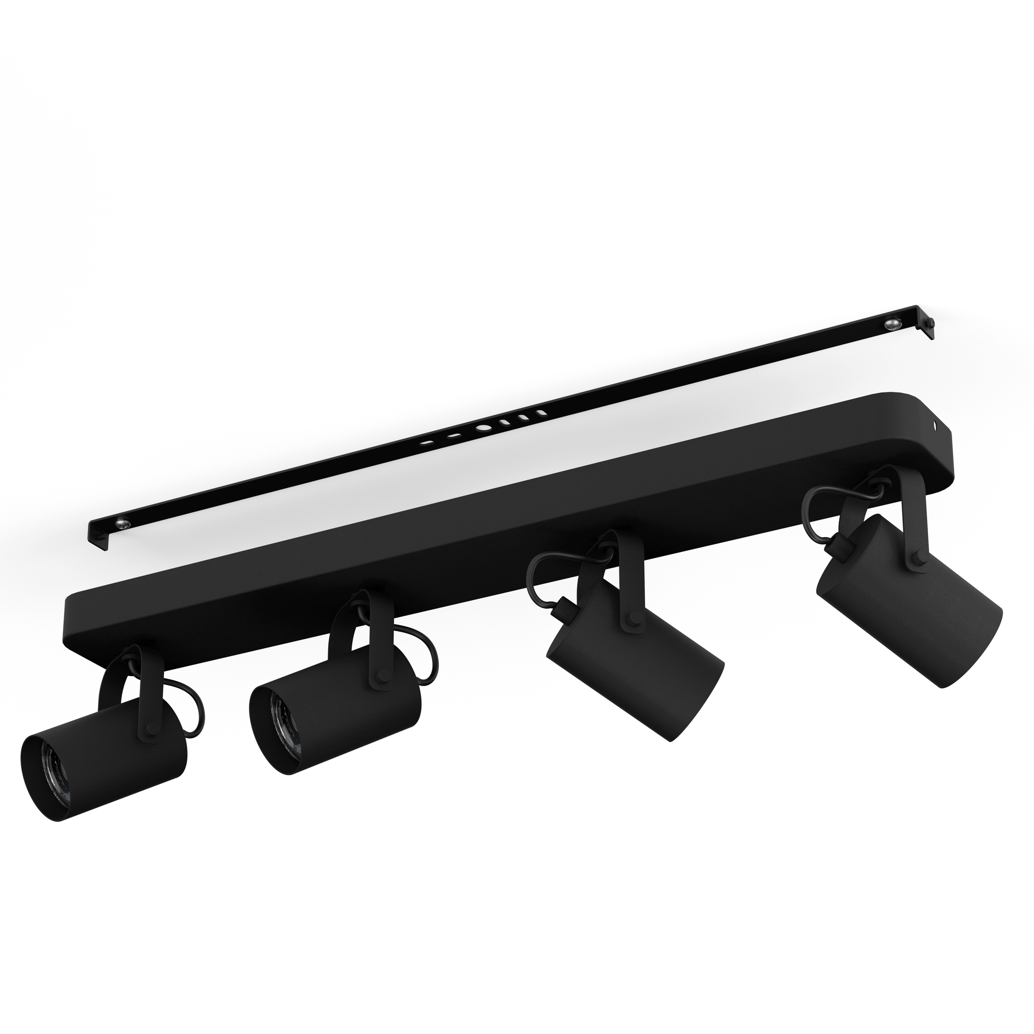 Lustra Cu 4 Spoturi Reglabile Black SOREGO EGLO