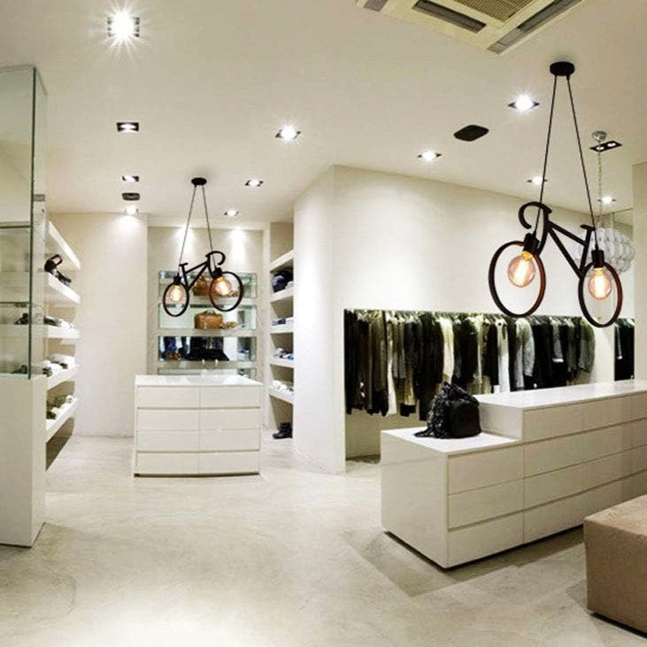 Lustra Vintage BIKE Black 2xE27