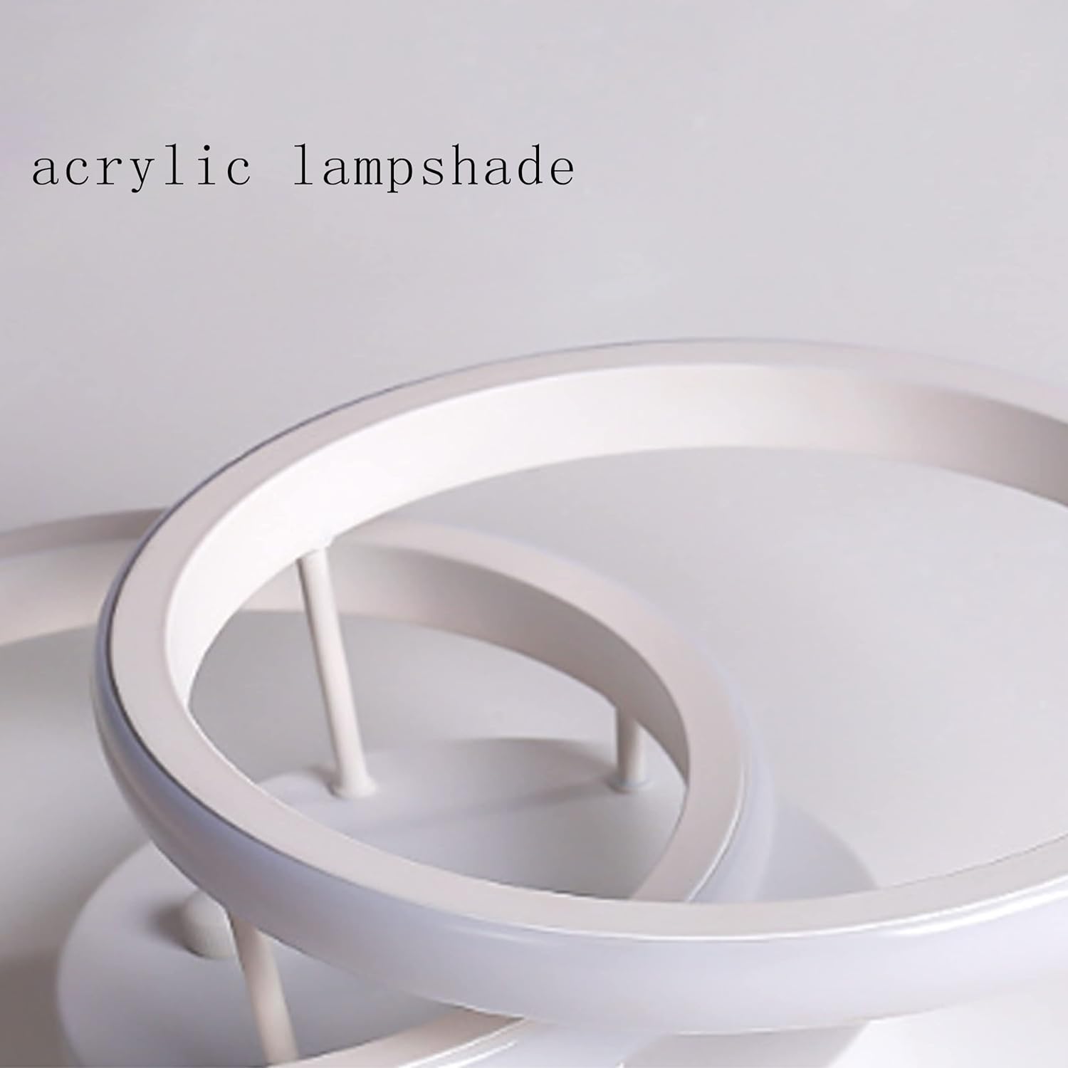 Lustra LED 22W DOUBLE CIRCLE cu Senzor Miscare Echivalent 150W