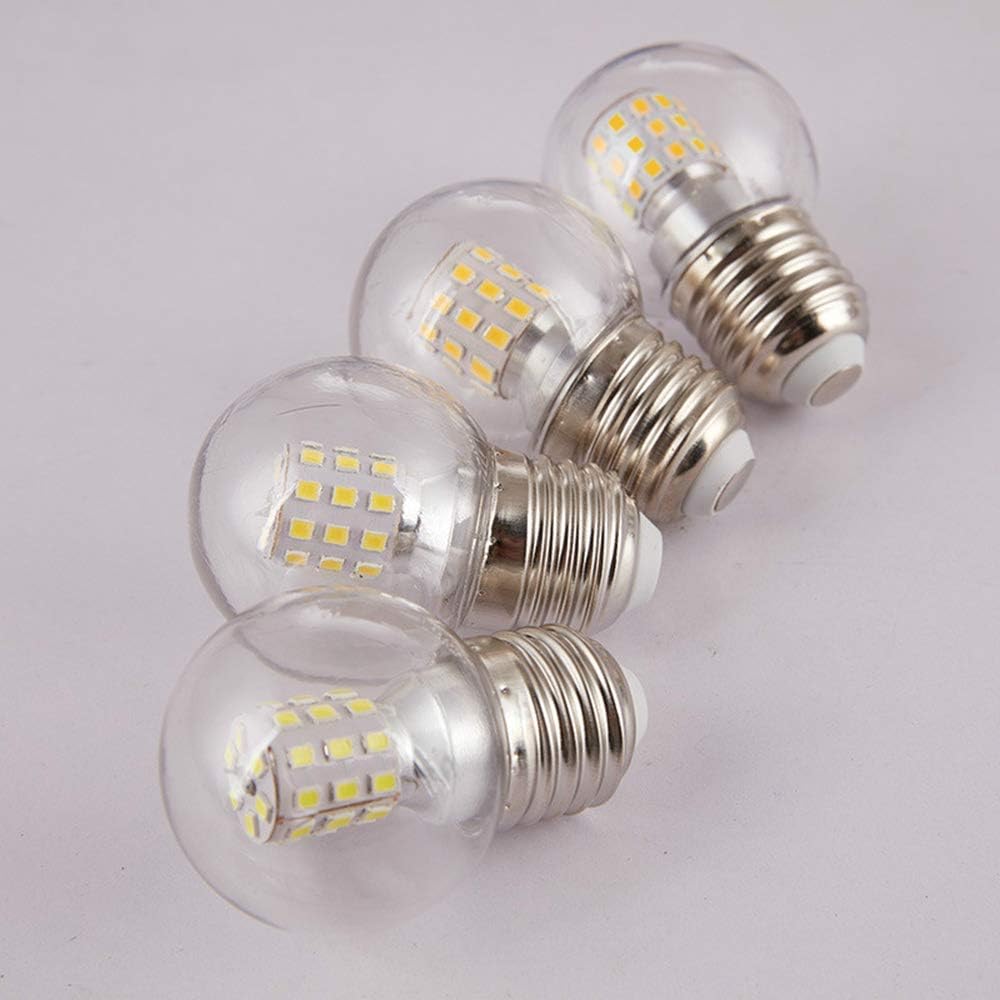 Bec LED E27 G45 9W SMD Transparent