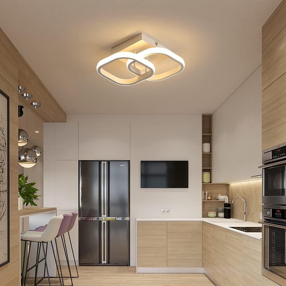 Lustra LED 32W TWO SQUARE Echivalent 200W