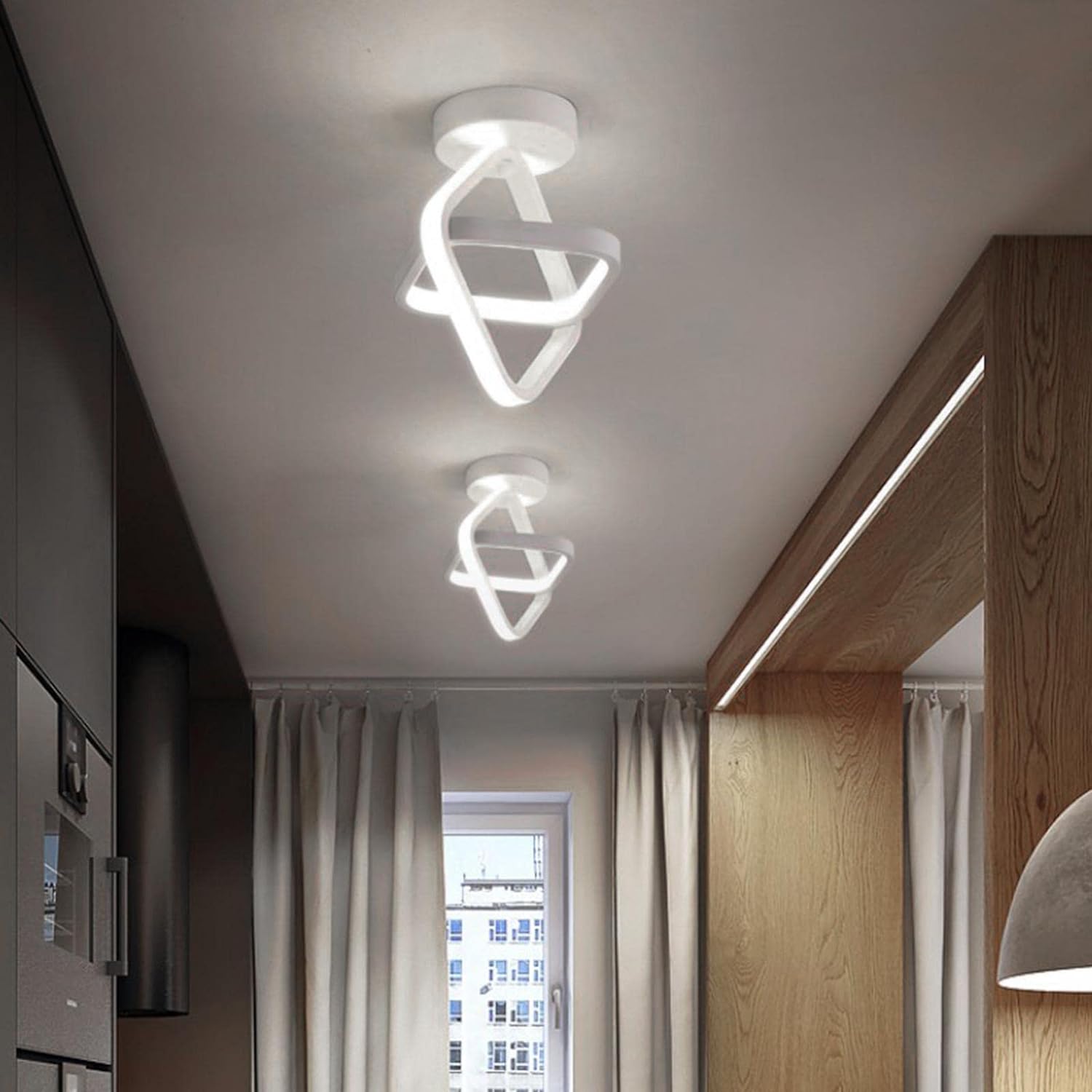 Lustra LED INFINITY SQUARE Echivalent 200W