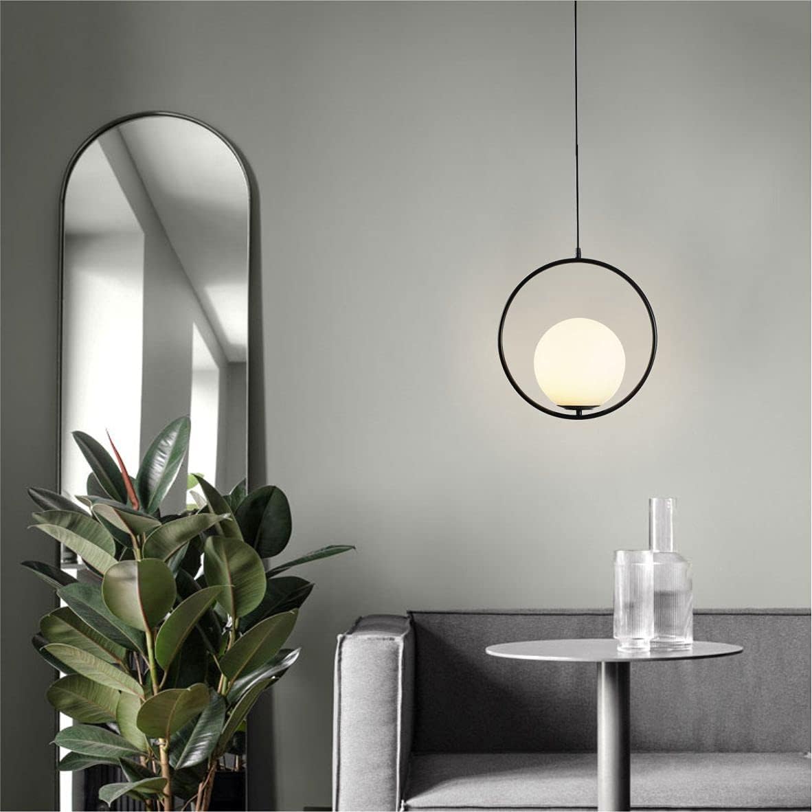 Pendul Nordic Full Moon Black NEAGRA / NORDIC Lighting Fixtures