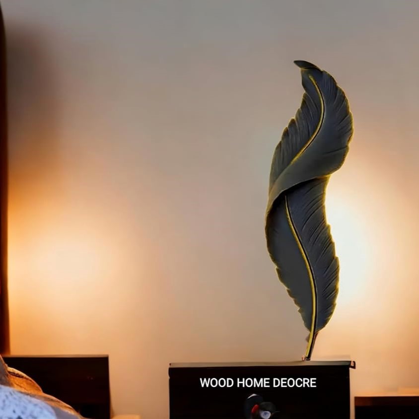 Aplica LED BLACK Luxury Feather 25W 63CM