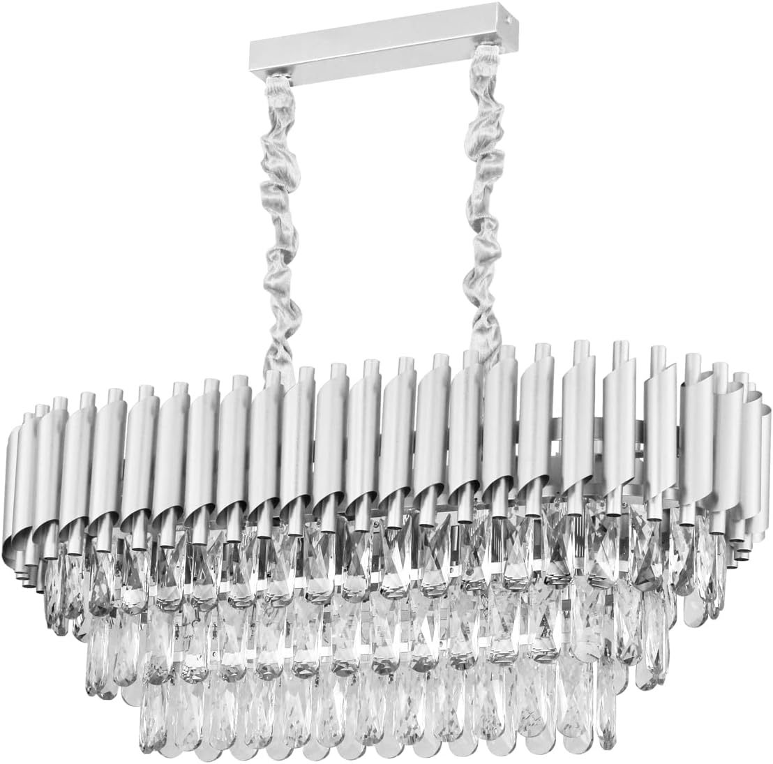 Candelabru Cristal Silver Panther 800x300mm