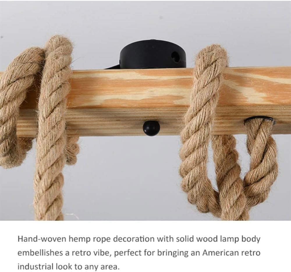 Lustra Wood Design Iron Cage 5XE27