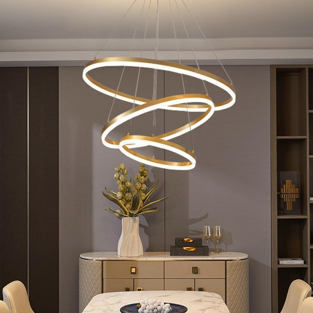 Lustra LED WONDERLAND Gold 3 Segmente Echivalent 600W