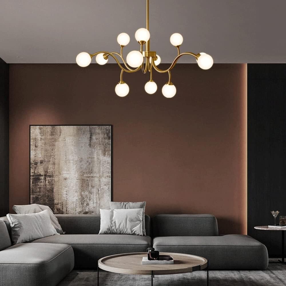 Lustra Nordic Style Abajur MAT Golden Beans 66108-12