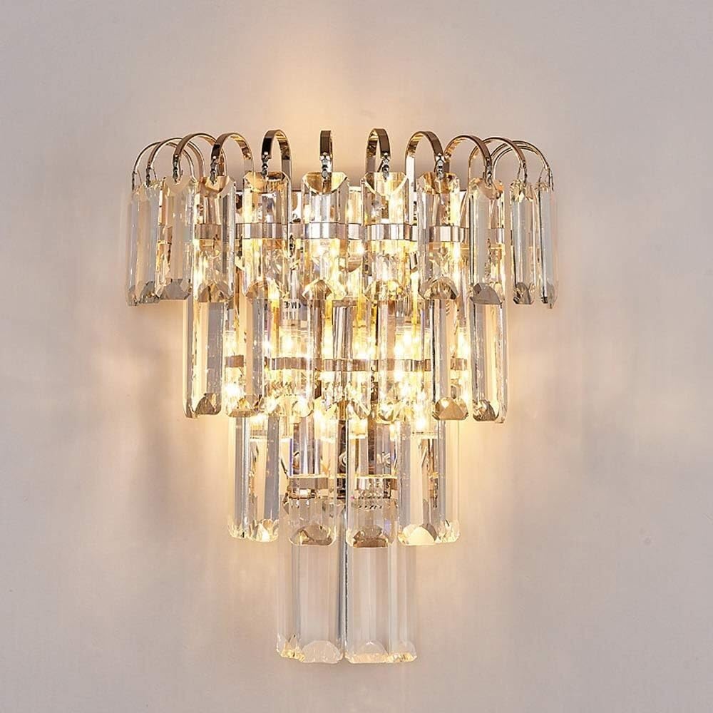 Aplica Perete Cristal 2xE14 Gold Imperator