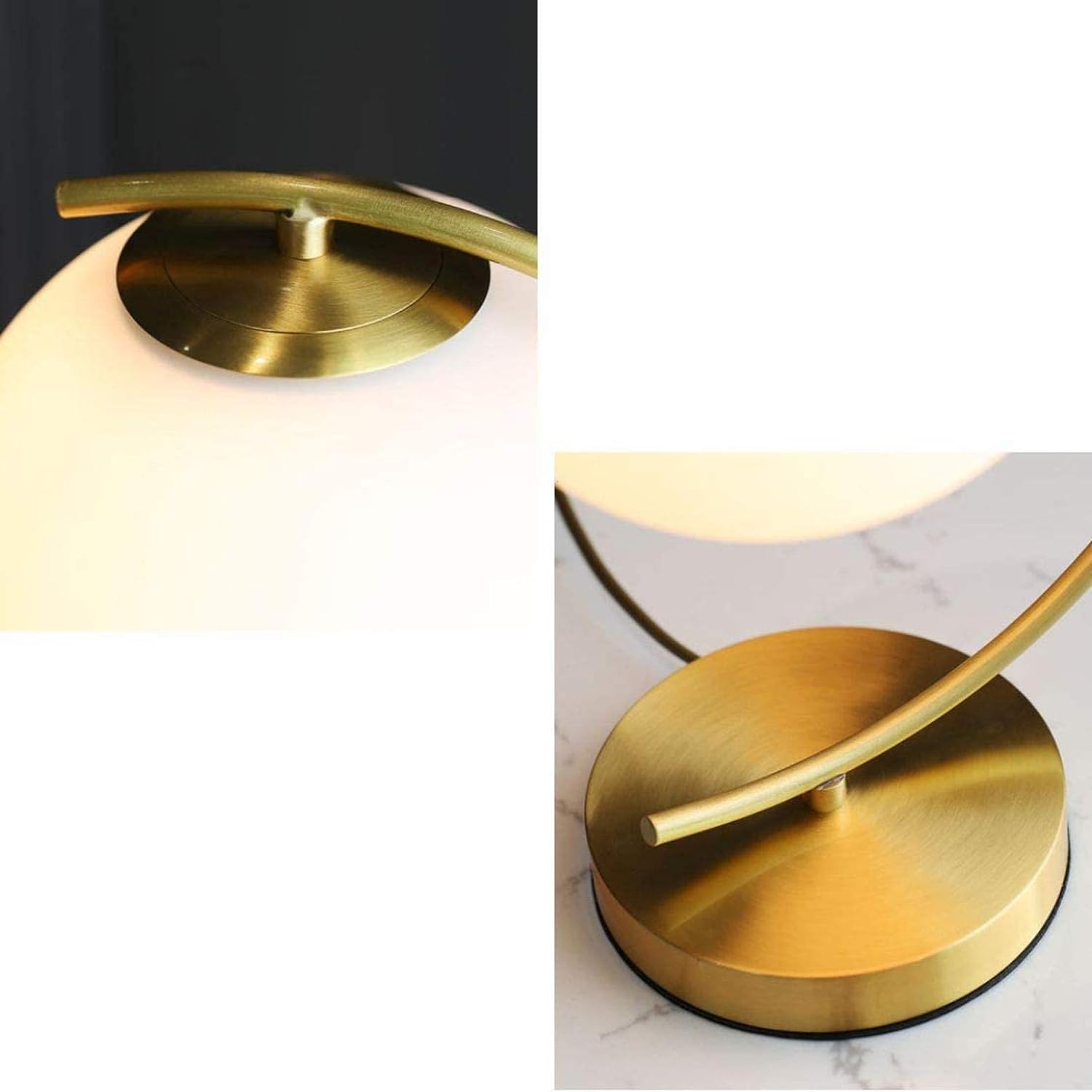 Veioza Abajur Nordic Style C Shape