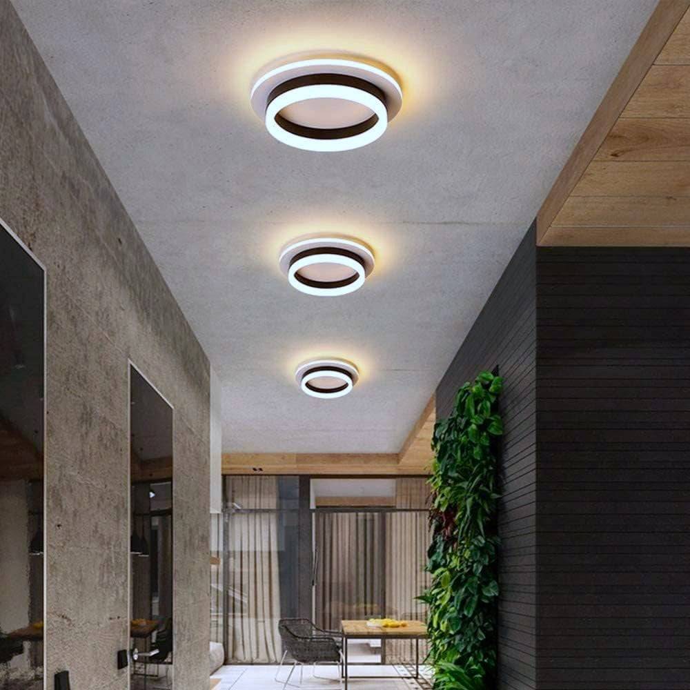 Lustra LED 50W RING BLACK Echivalent 200W